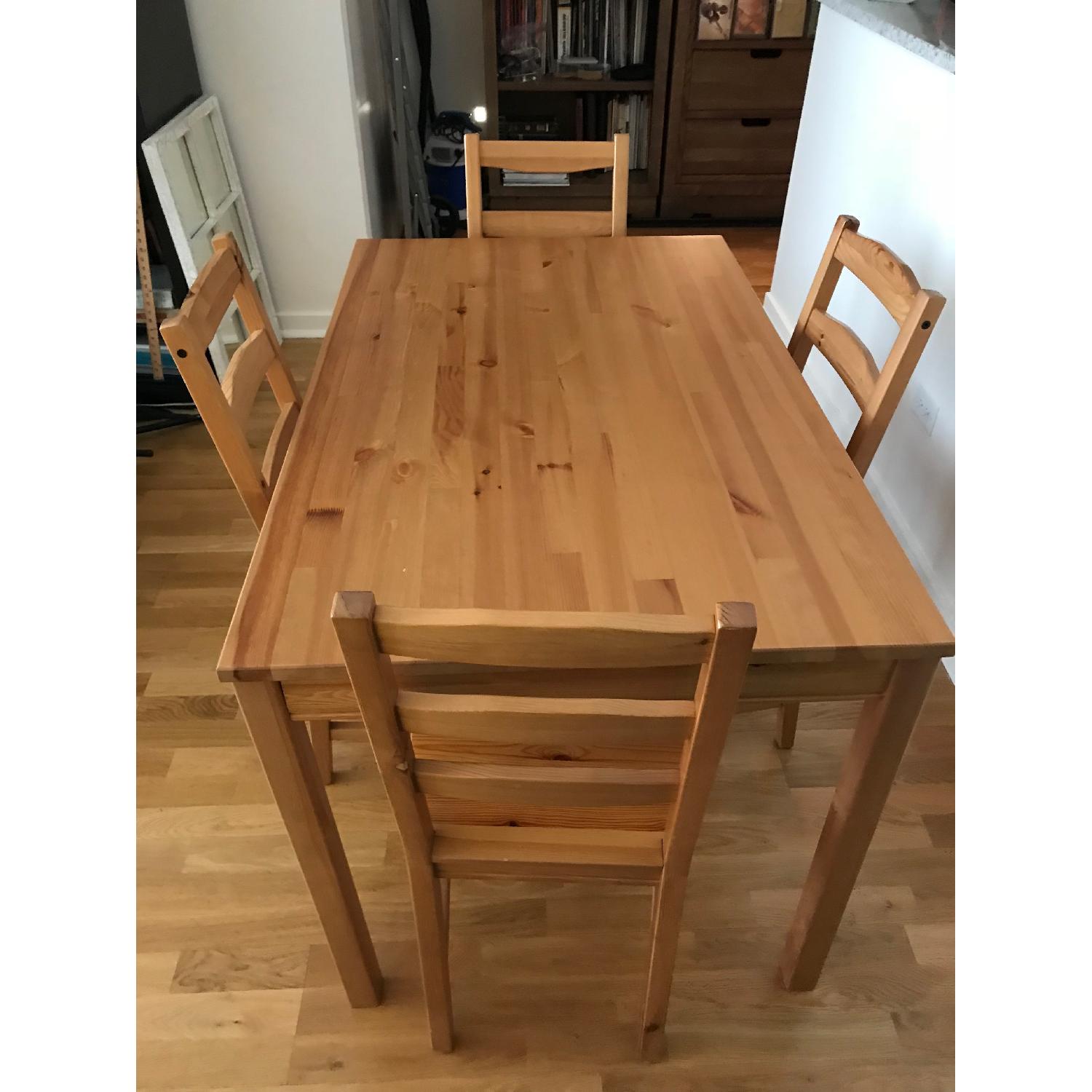Ikea Jokkmokk Dining Table w/ 4 Chairs AptDeco