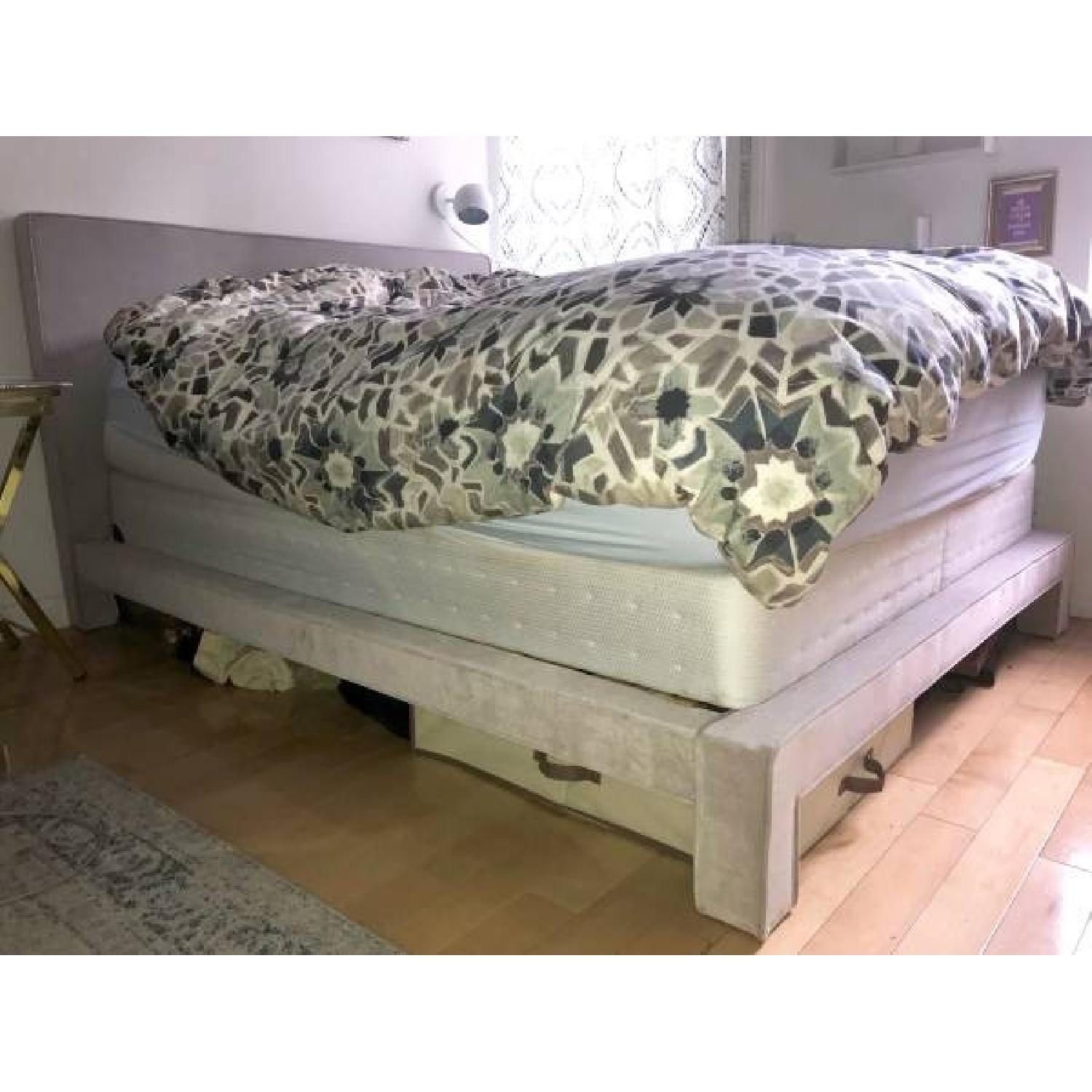 CB2 Soho Queen Bed in Moon Grey - image-4