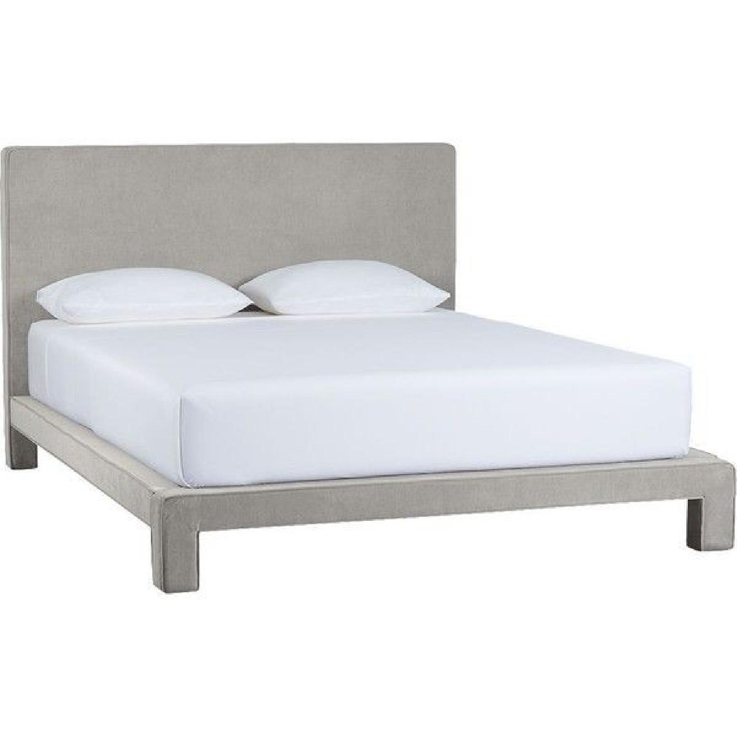 CB2 Soho Queen Bed in Moon Grey - image-0