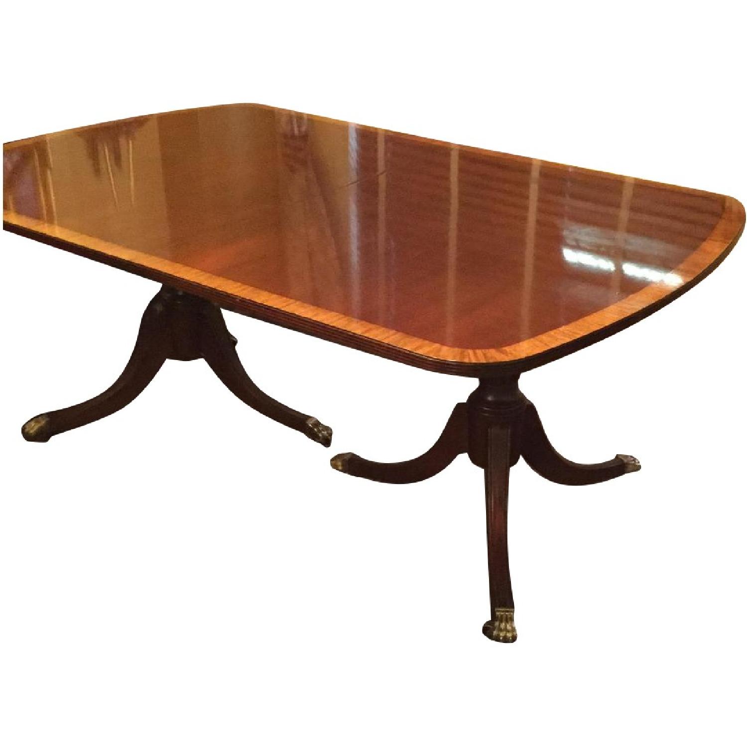 Ethan Allen Extendable Dining Table - image-0