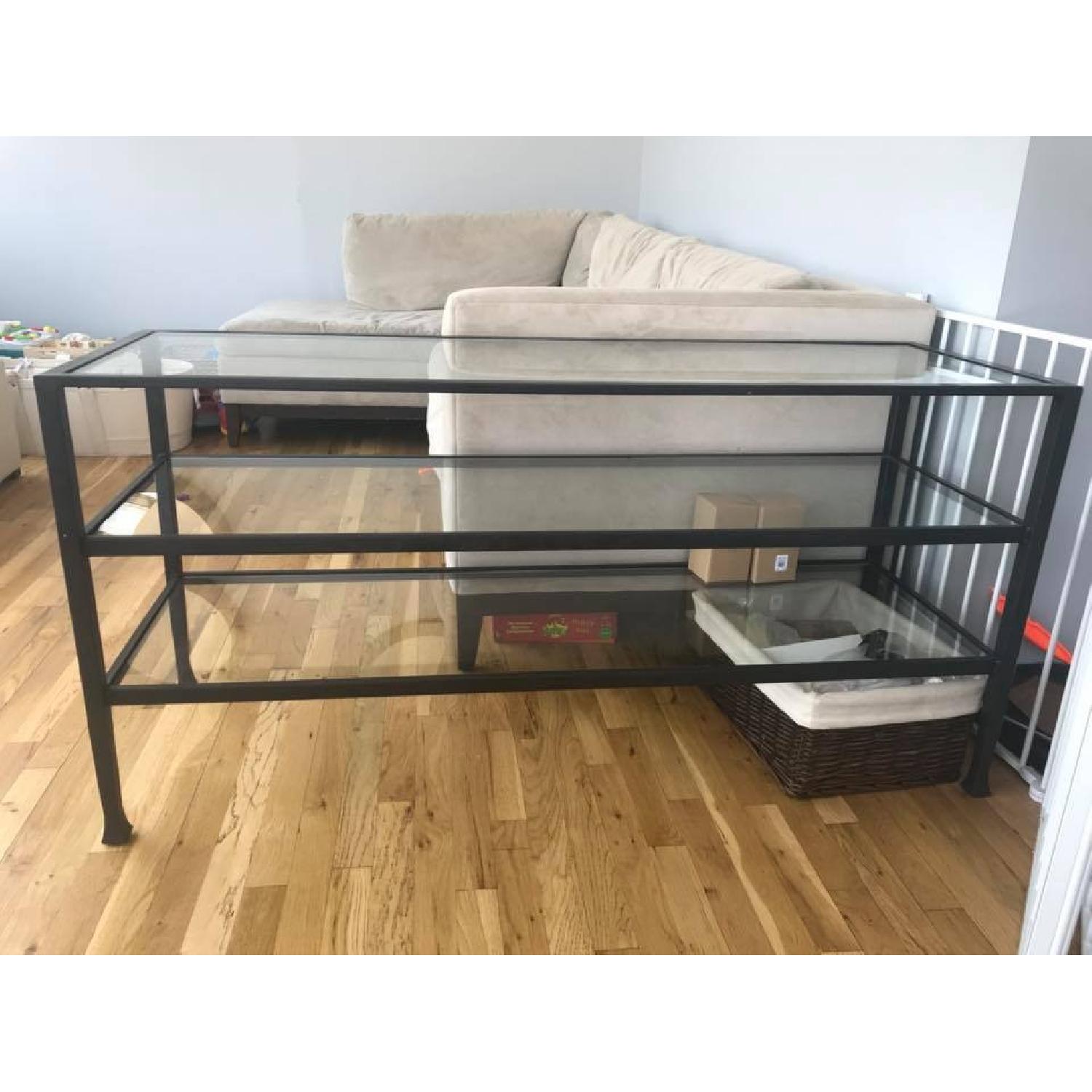 Beige Microsuede L-Shaped Sectional Sofa - image-3