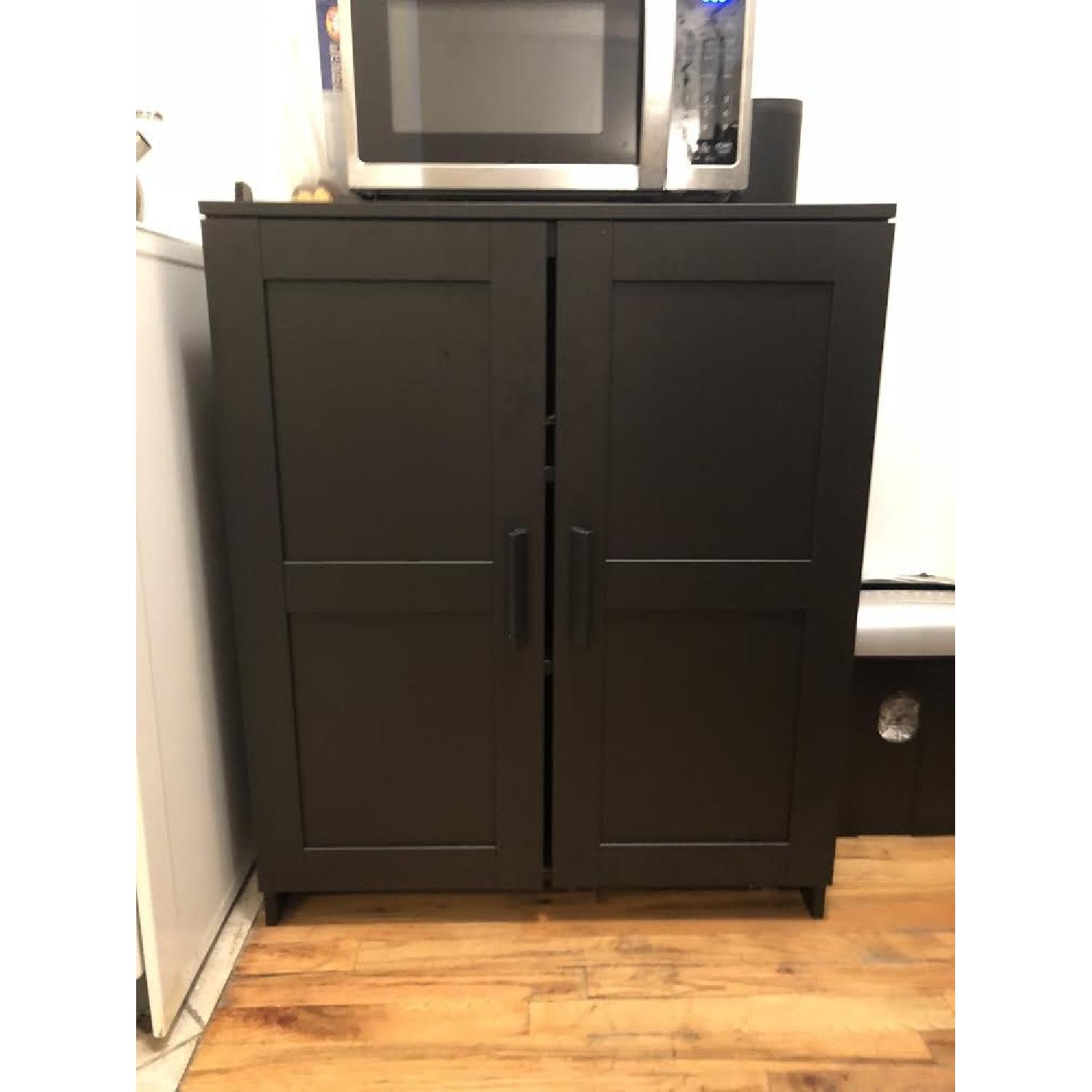 Ikea Brimnes Black Storage Cabinet - image-1
