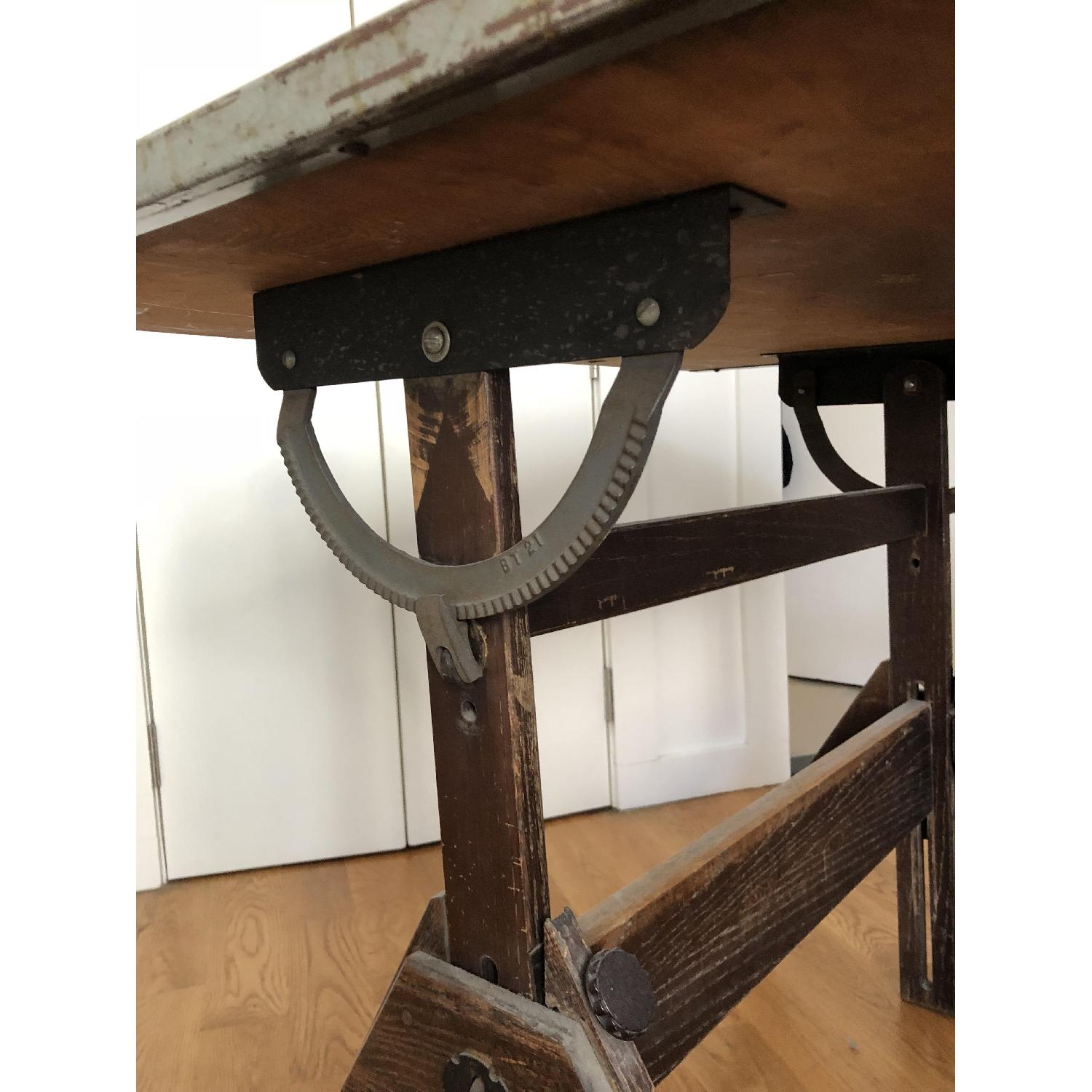 Vintage Adjustable Height Drafting Desk - image-4