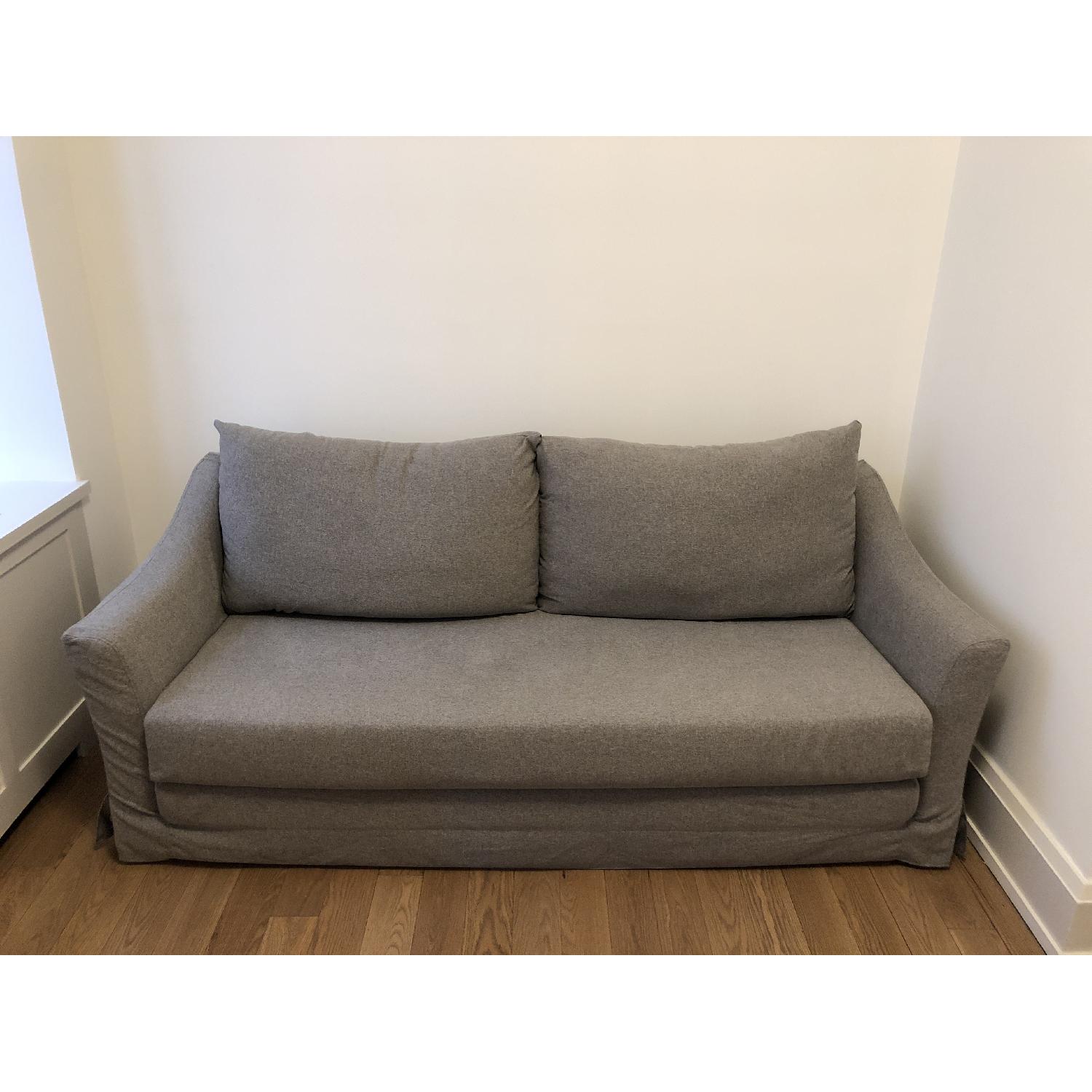 Pottery Barn SoMa Brady Slope Arm Slipcovered Sleeper Sofa - image-2