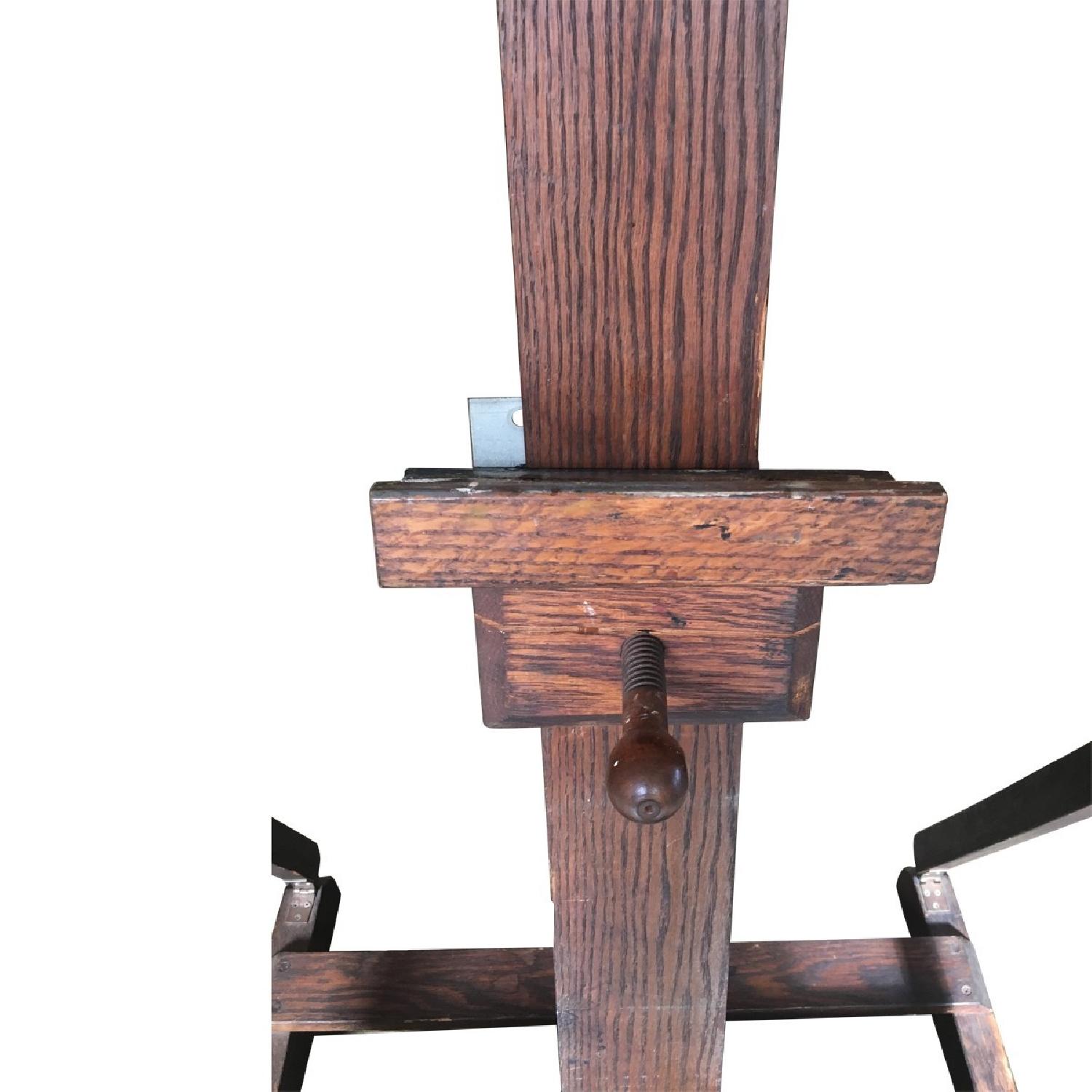Antique Adjustable Artist's Easel - image-5