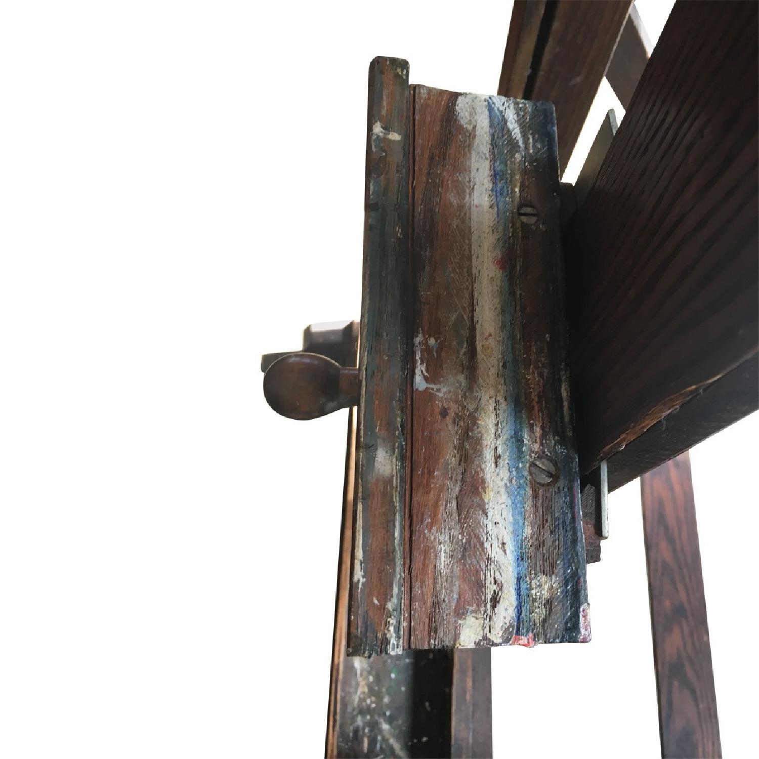 Antique Adjustable Artist's Easel - image-6