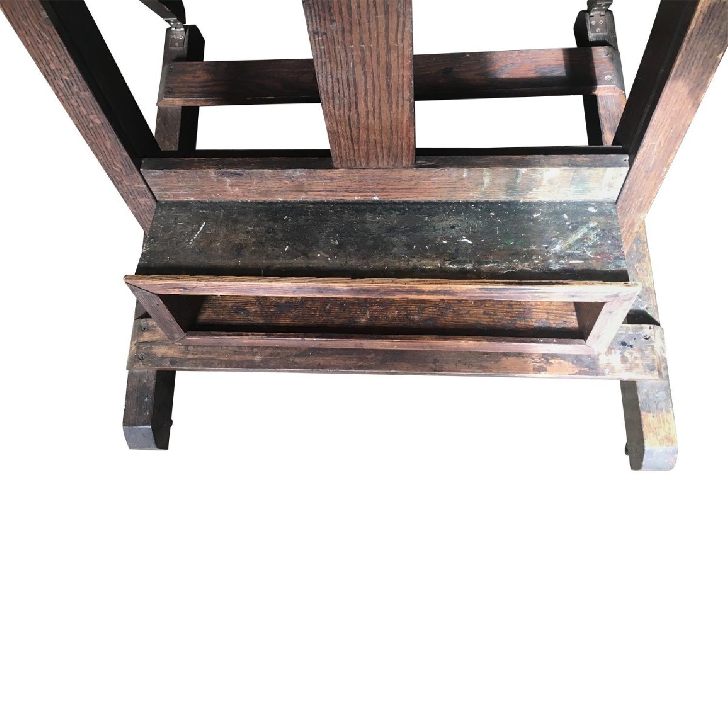 Antique Adjustable Artist's Easel - image-8