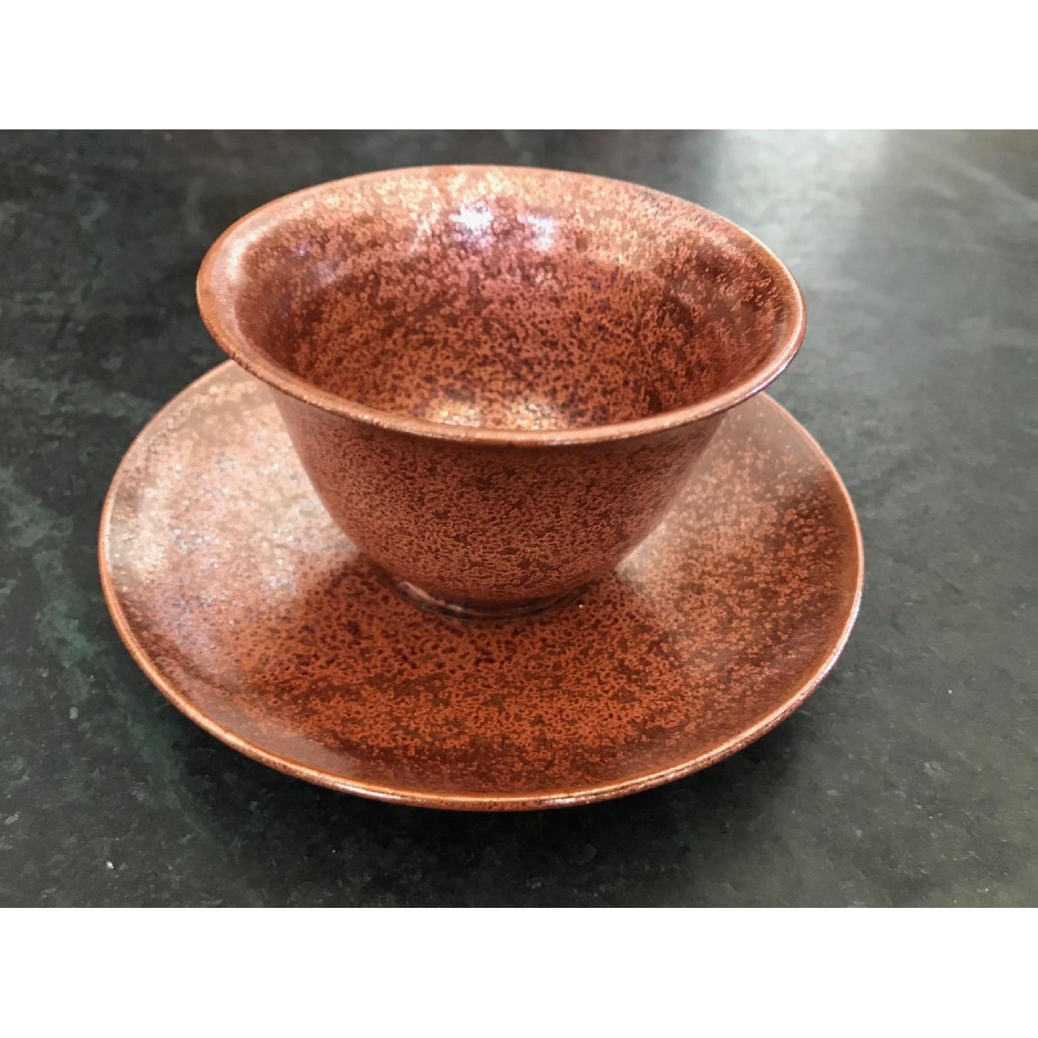 Ceramic Iron Red 94 Pieces Dinnerware - image-7