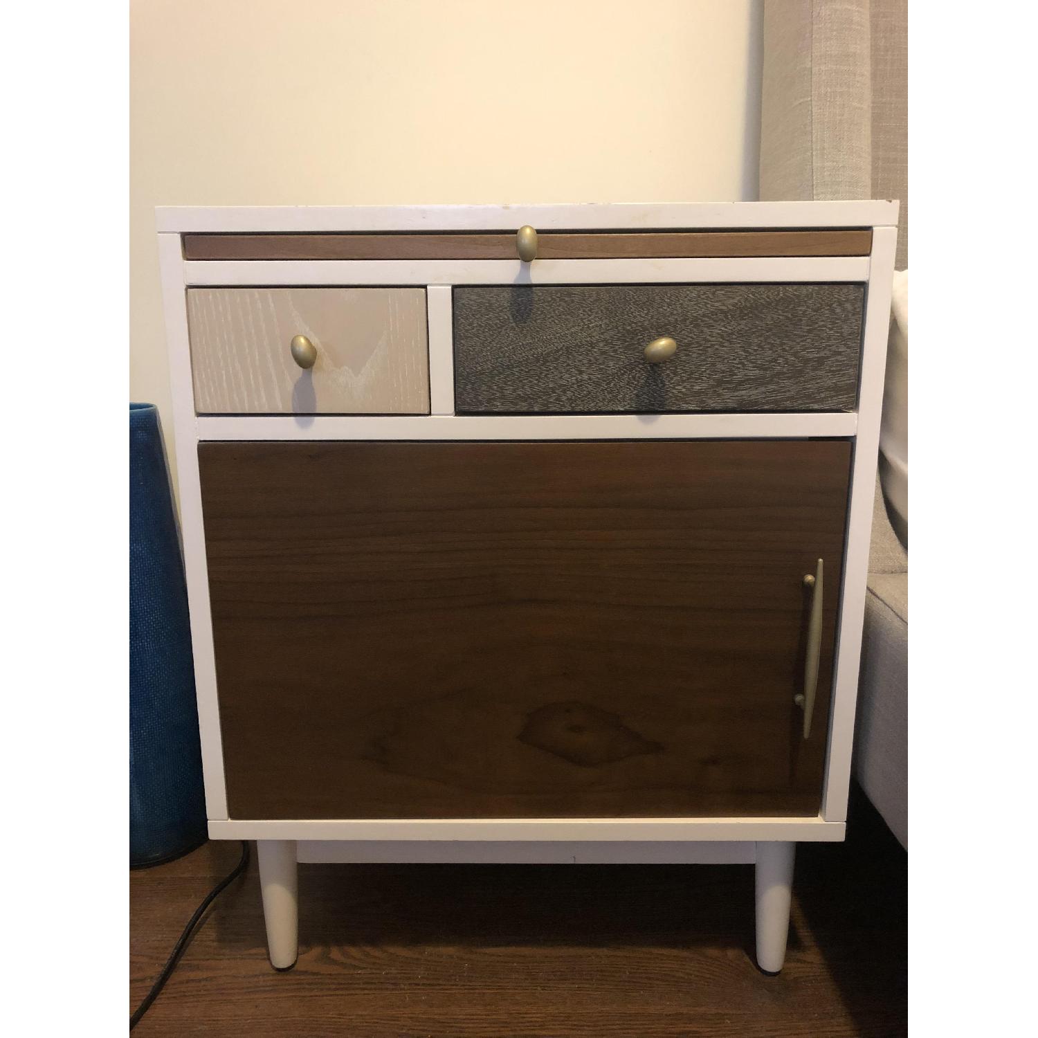 West Elm Patchwork Nightstand - image-2