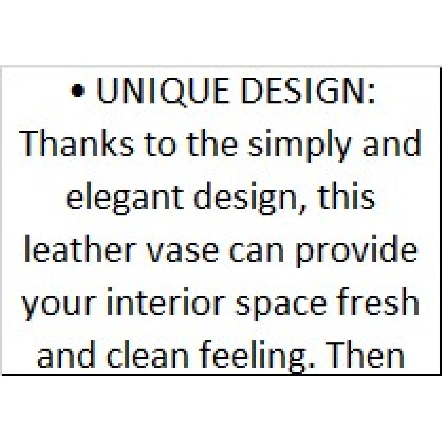 Contemporary Small Gravel Suede Vase - image-4