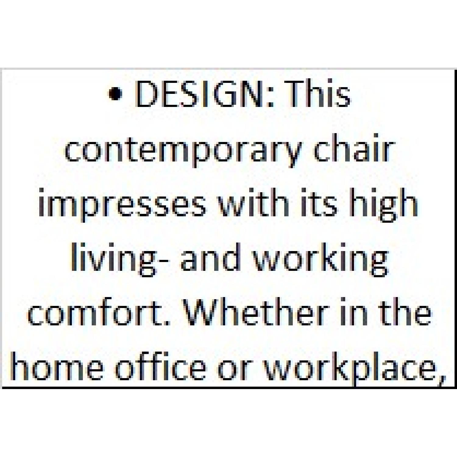 Cream Hair On Leather Dining Chair - image-4