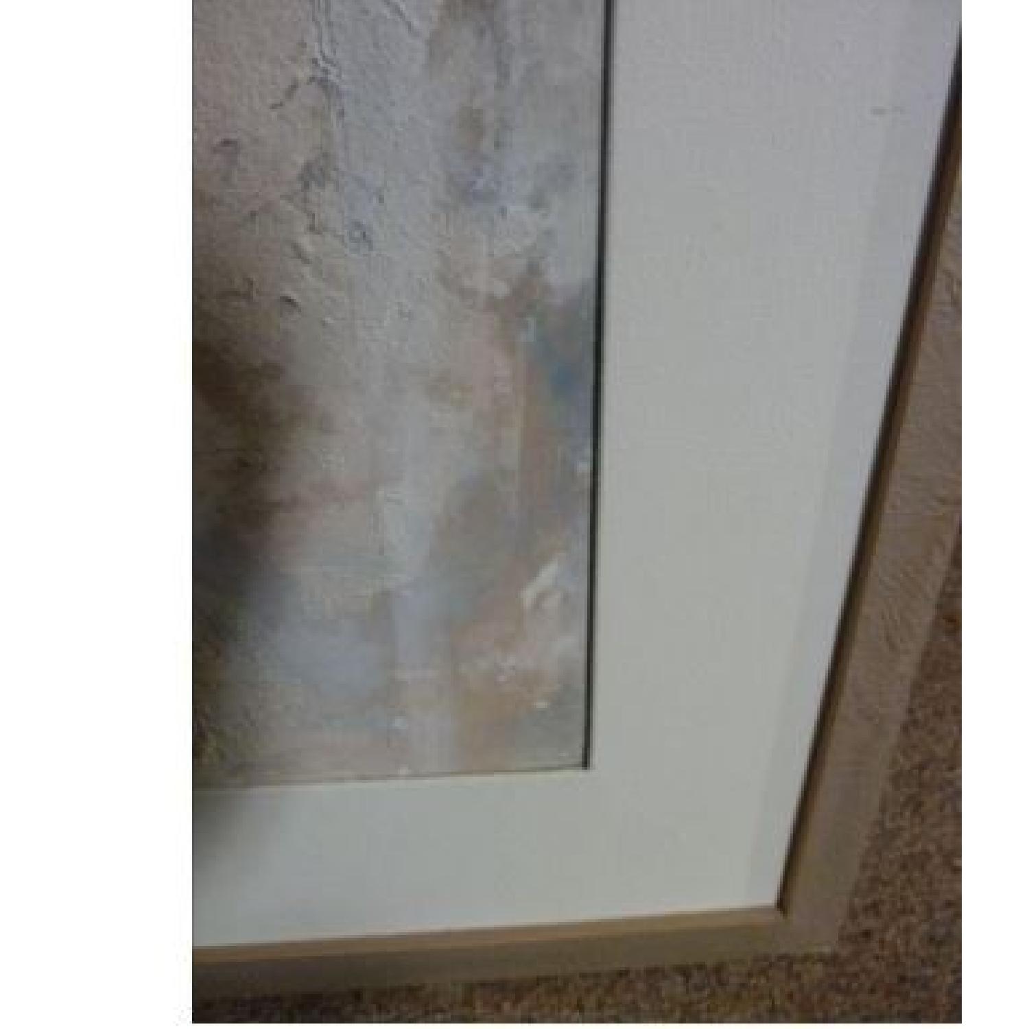 X-Large Mid-Century Abstract Oil on Canvas - image-4