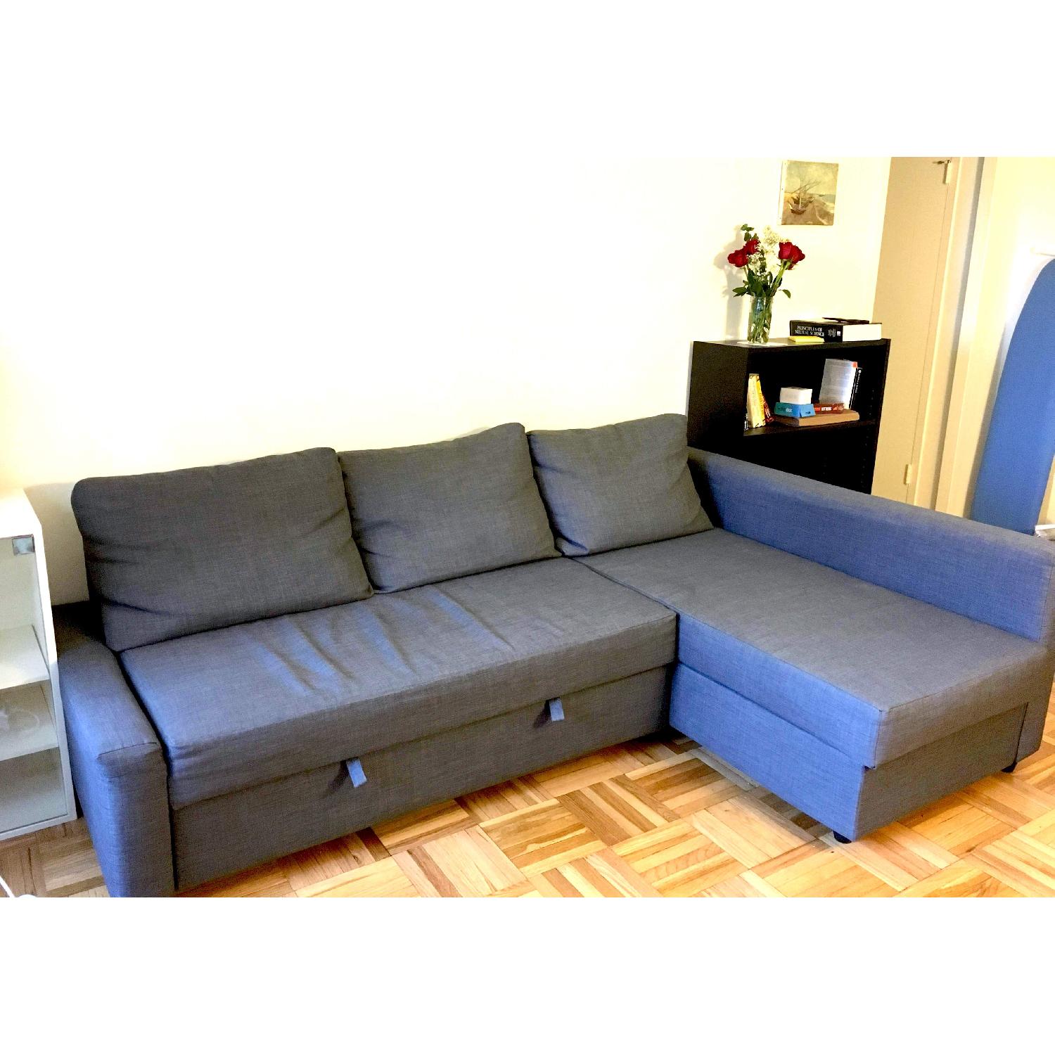 Ikea Friheten Sleeper Sectional Sofa w/ Storage - image-1