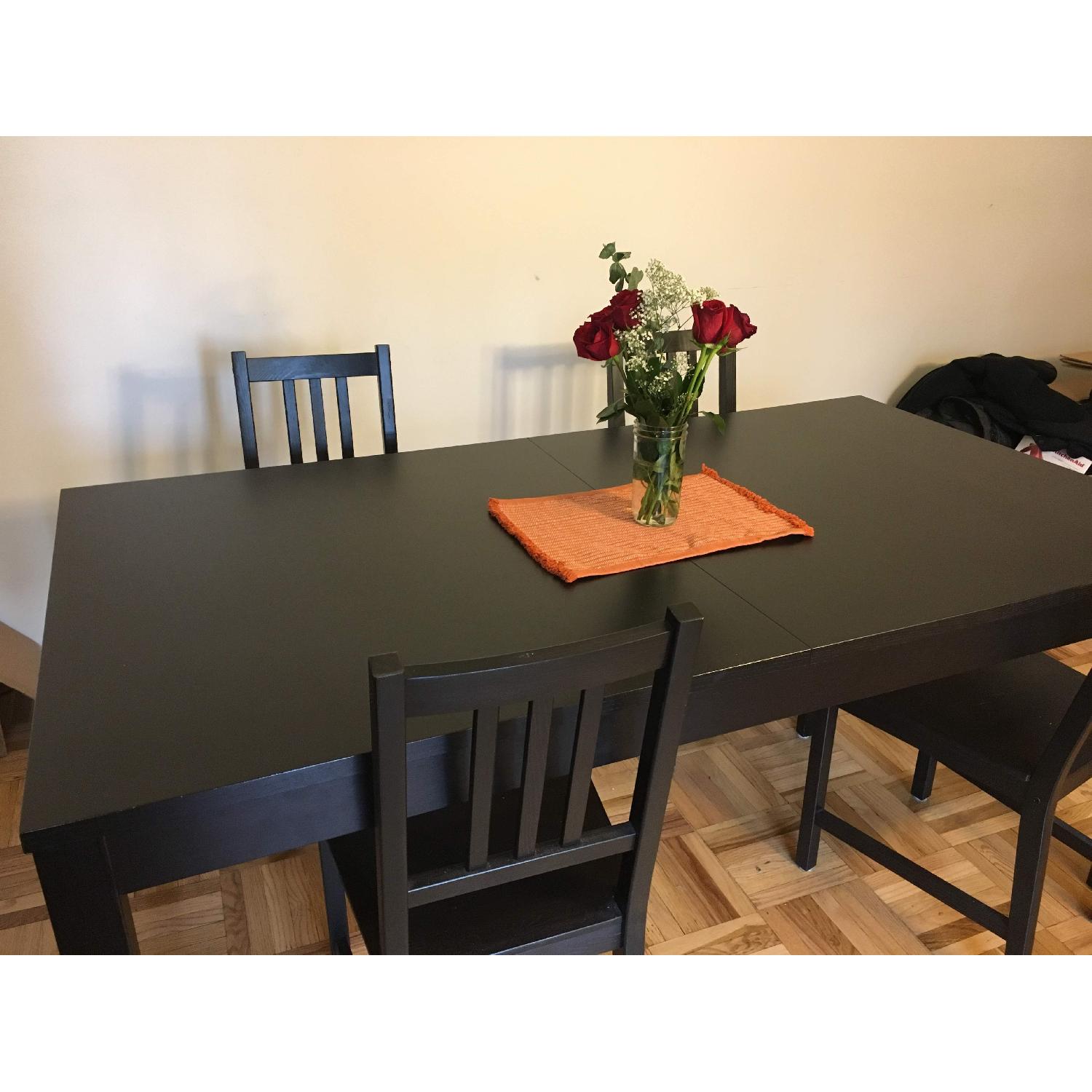 Ikea Bjursta Expandable Dining Table AptDeco