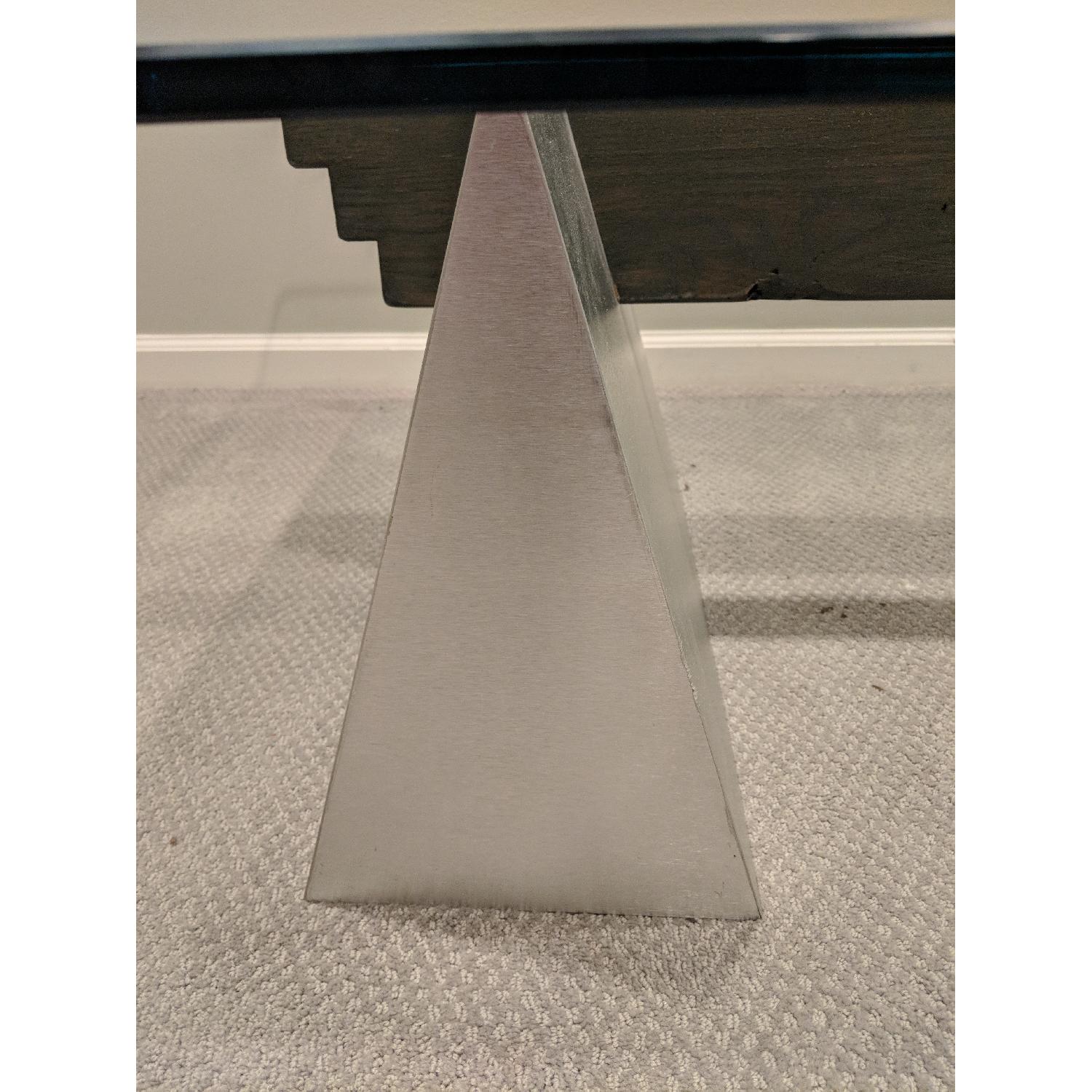Custom Contemporary Glass Coffee Table - image-3