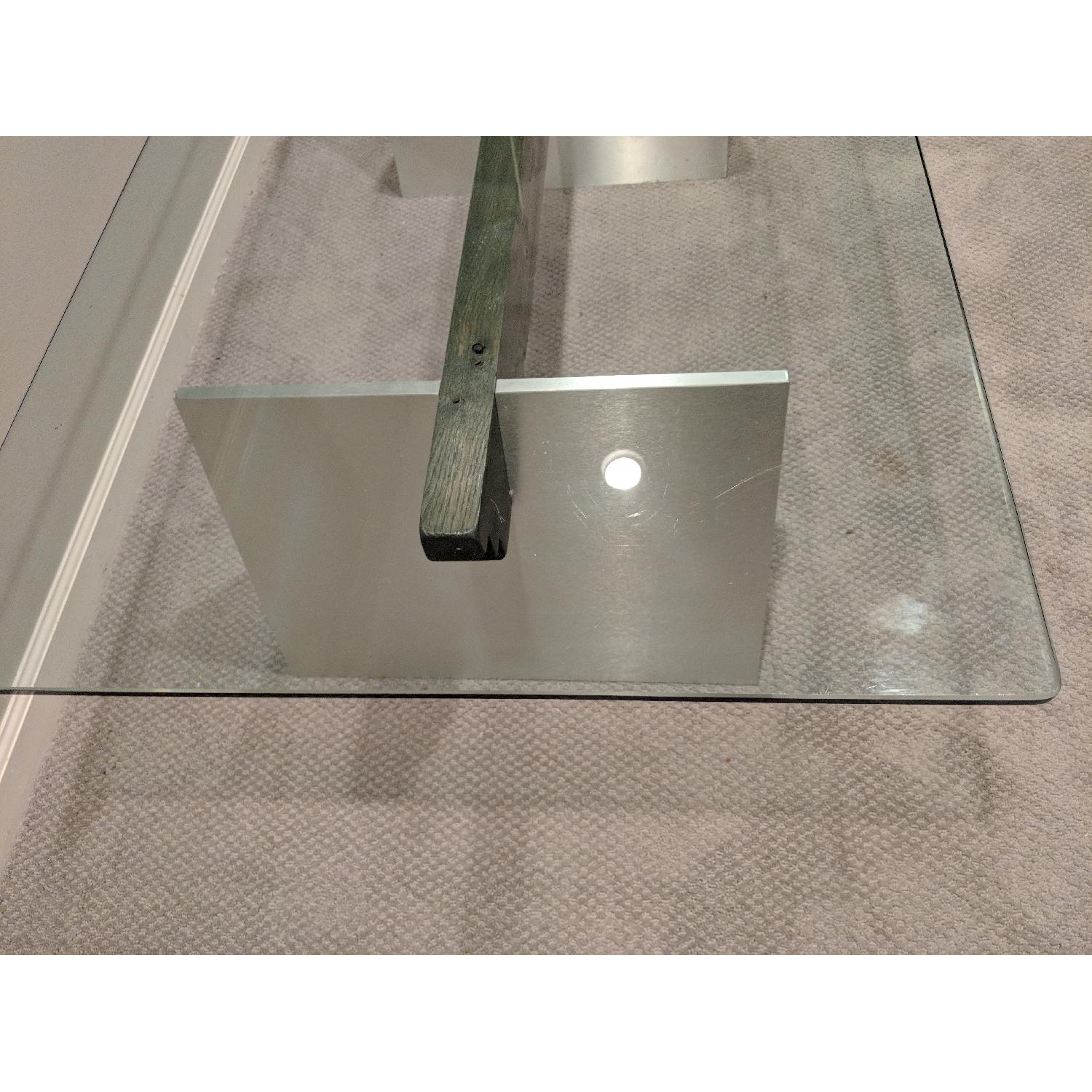 Custom Contemporary Glass Coffee Table - image-4