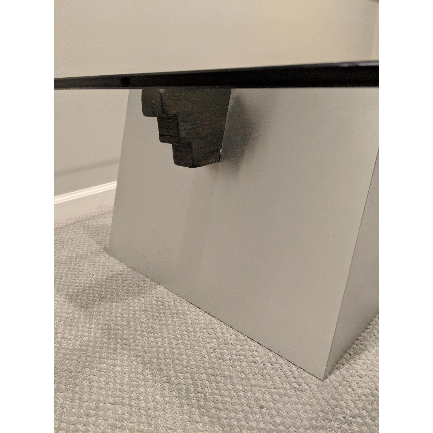 Custom Contemporary Glass Coffee Table - image-6