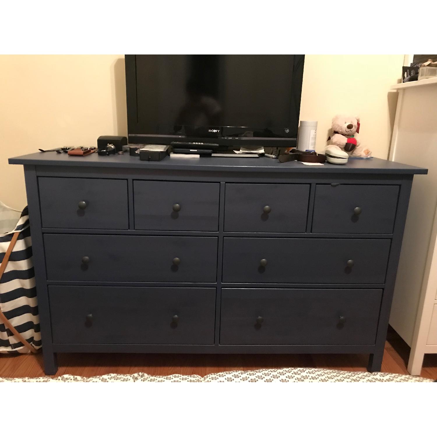 Ikea Hemnes Blue 8 Drawer Dresser - image-1