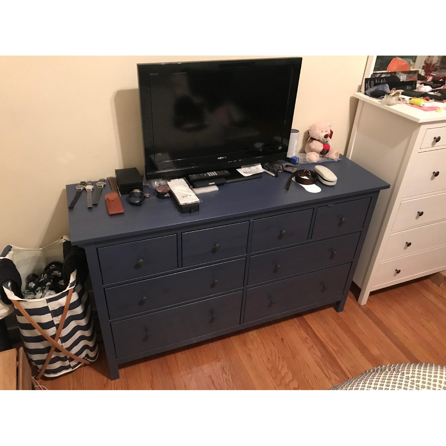 Ikea Hemnes Blue 8 Drawer Dresser - image-2