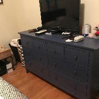 Ikea Hemnes Blue 8 Drawer Dresser - AptDeco Ikea Hemnes Blue 8 Drawer Dresser - AptDeco