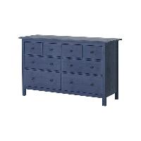 brimnes blue dresser Henley Scalloped Edge 6 Drawer Wide Dresser, Blue Spruce main image 0