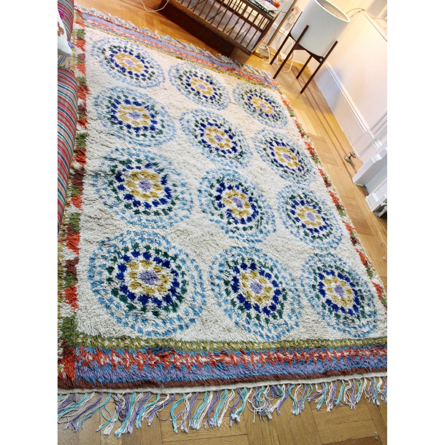 Anthropologie Moroccan Shag Multicolor Rug - image-1