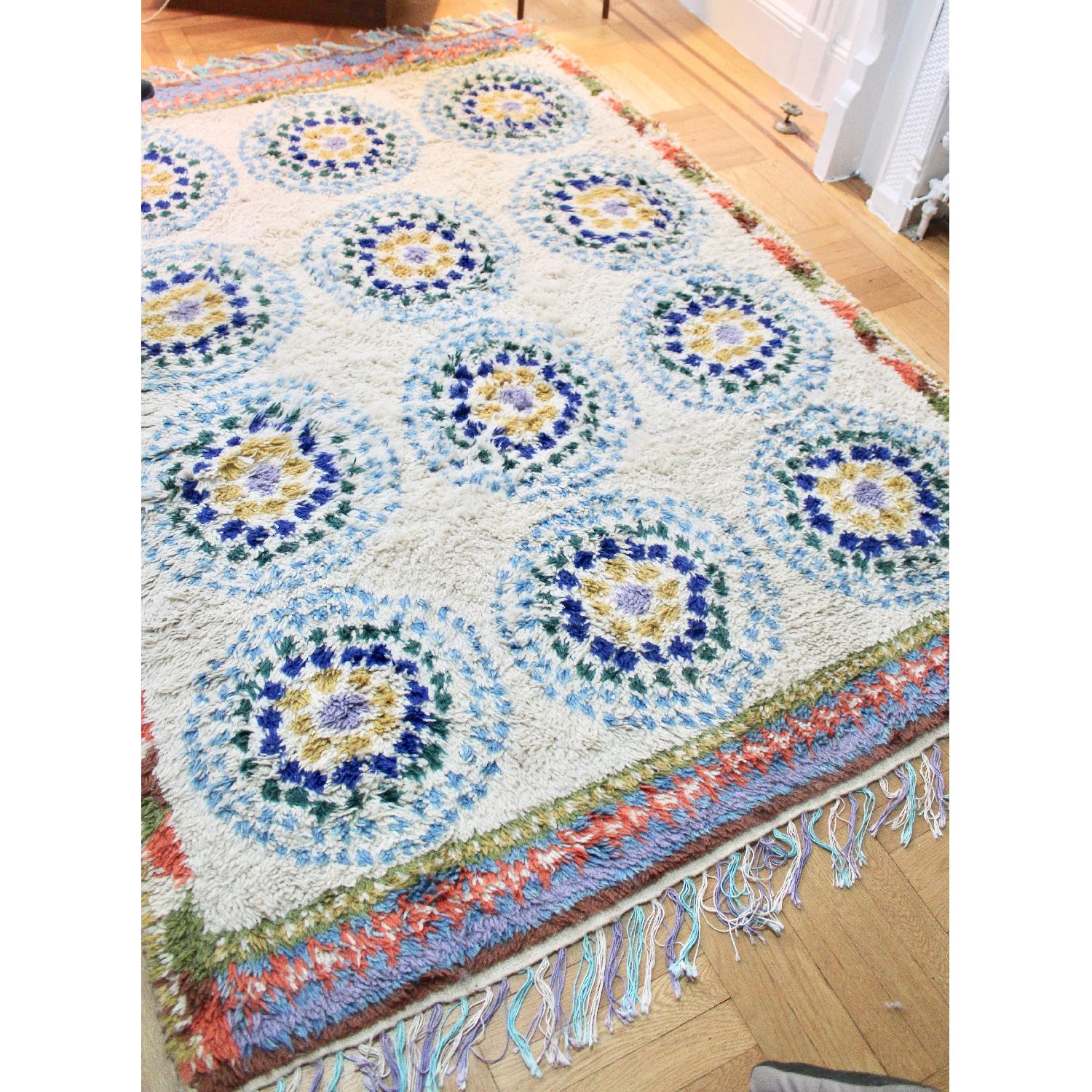 Anthropologie Moroccan Shag Multicolor Rug - image-2