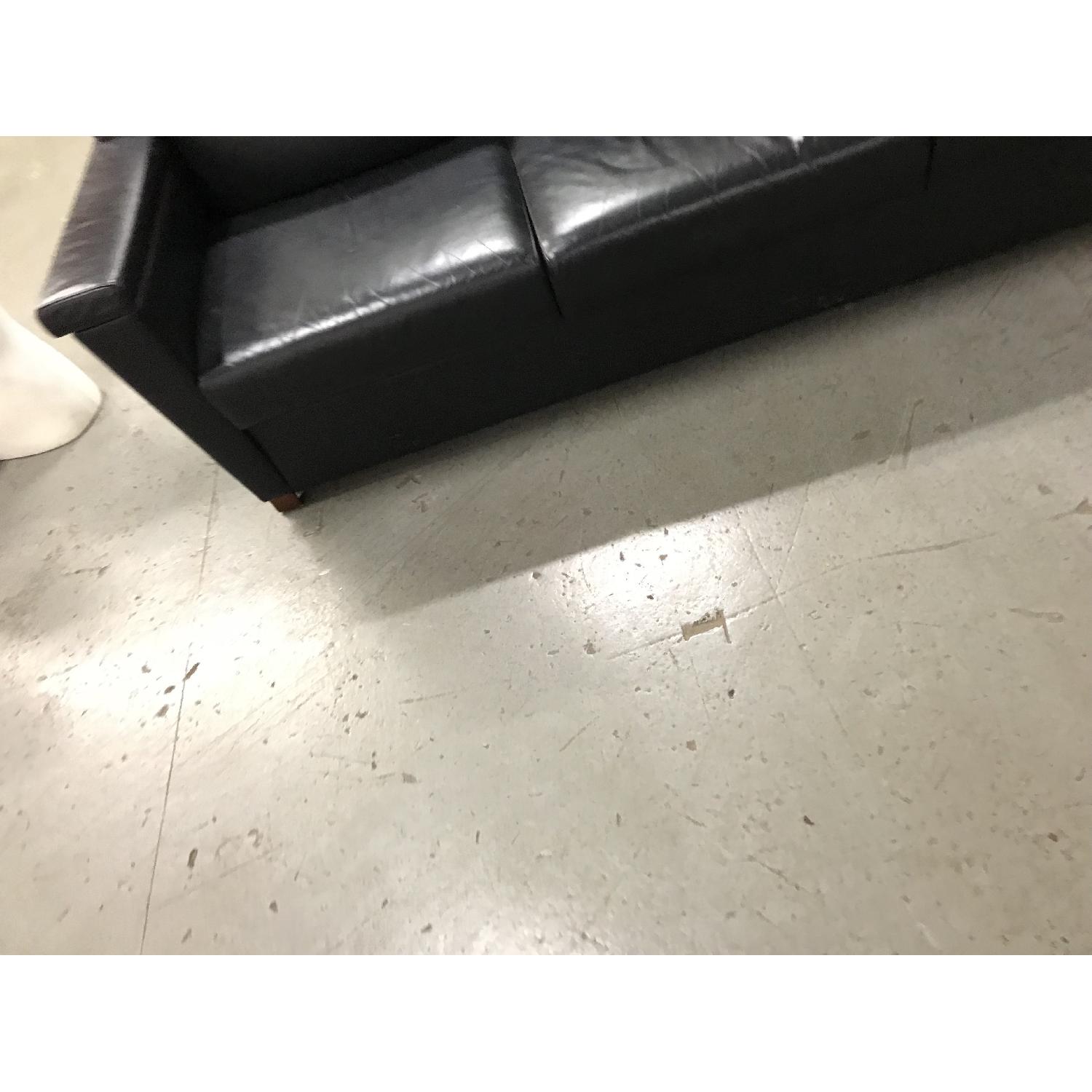 Black Leather Sofa - image-6