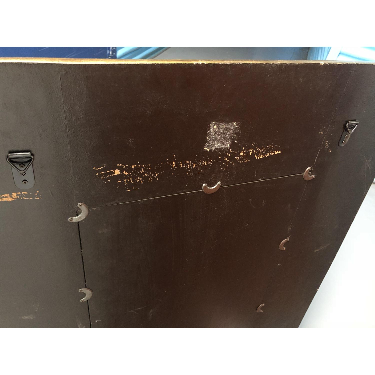 Mirror w/ Vintage Style Mirrored Frame - image-5