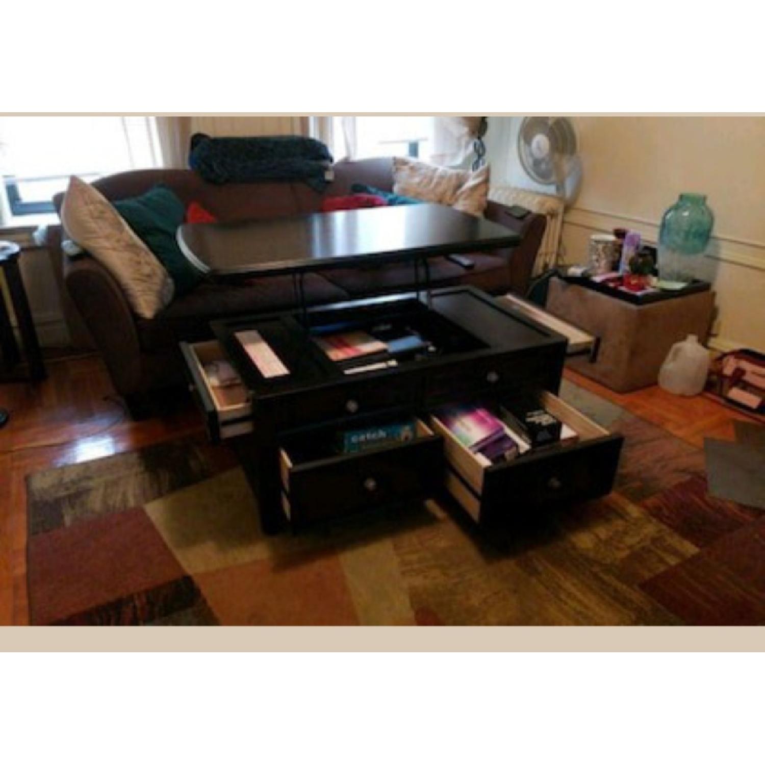 Jennifer Convertibles Carlyle Lift-Top Coffee Table - image-1