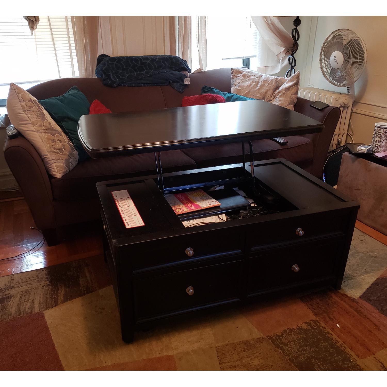 Jennifer Convertibles Carlyle Lift-Top Coffee Table - image-2