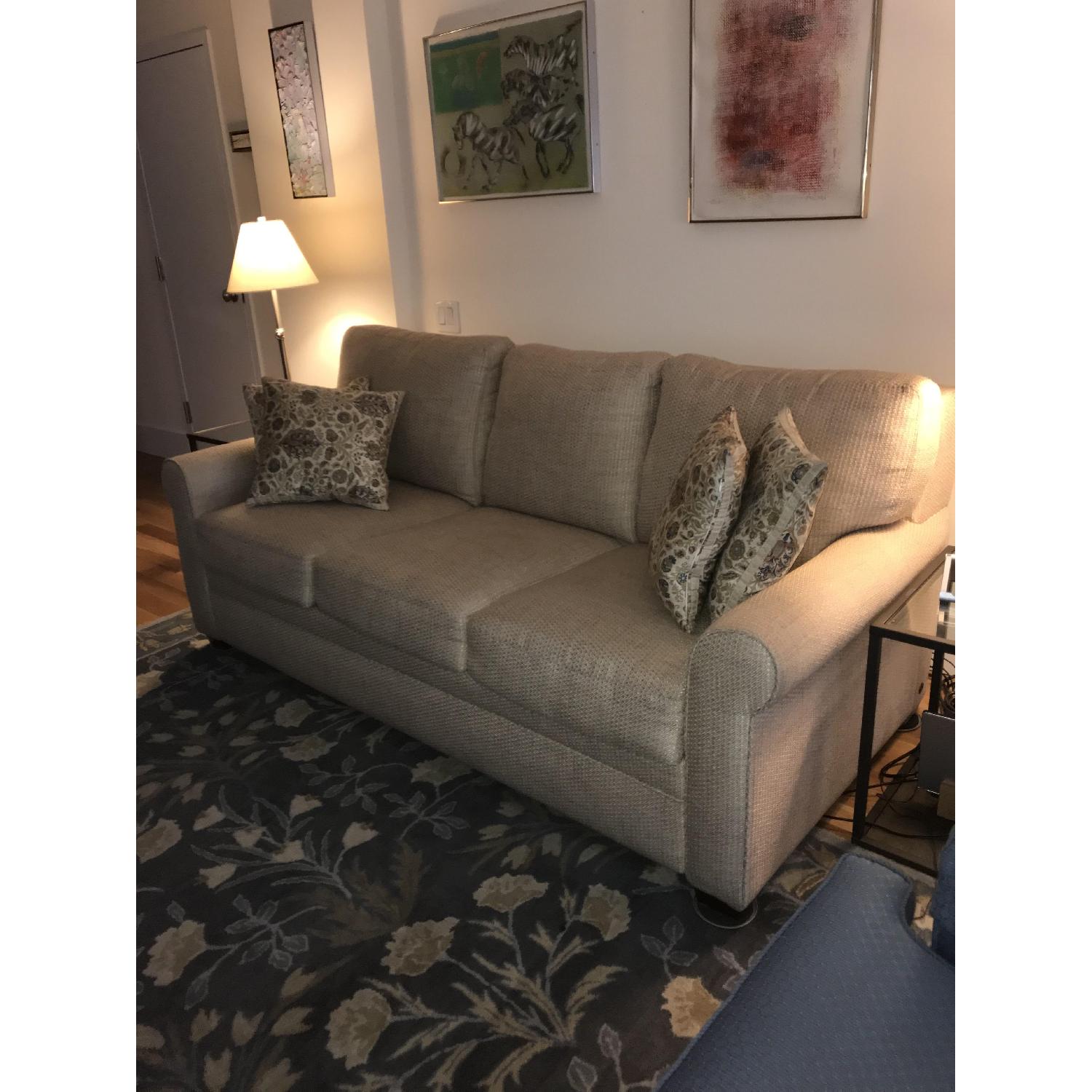 Bloomingdale's American Leather Queen Sleeper Sofa - image-4