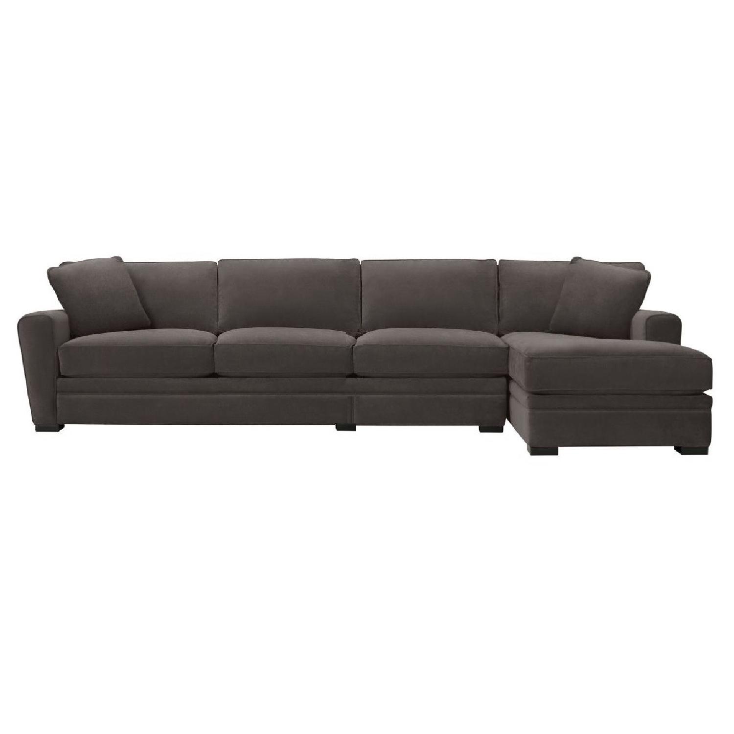 Raymour & Flanigan Artemis 2 Piece Sectional Sofa - AptDeco
