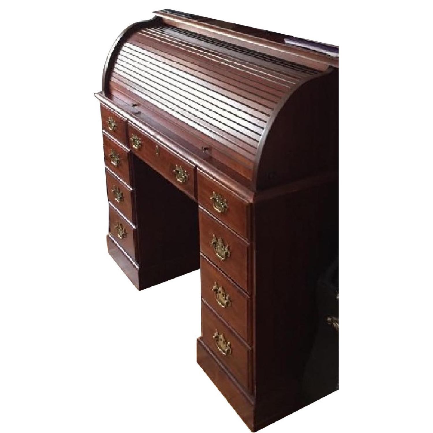 Wood Secretary Desk - image-0
