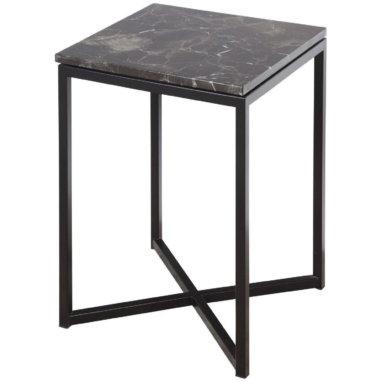 Natuzzi Titano Marble Coffee Table + Side Table - image-6