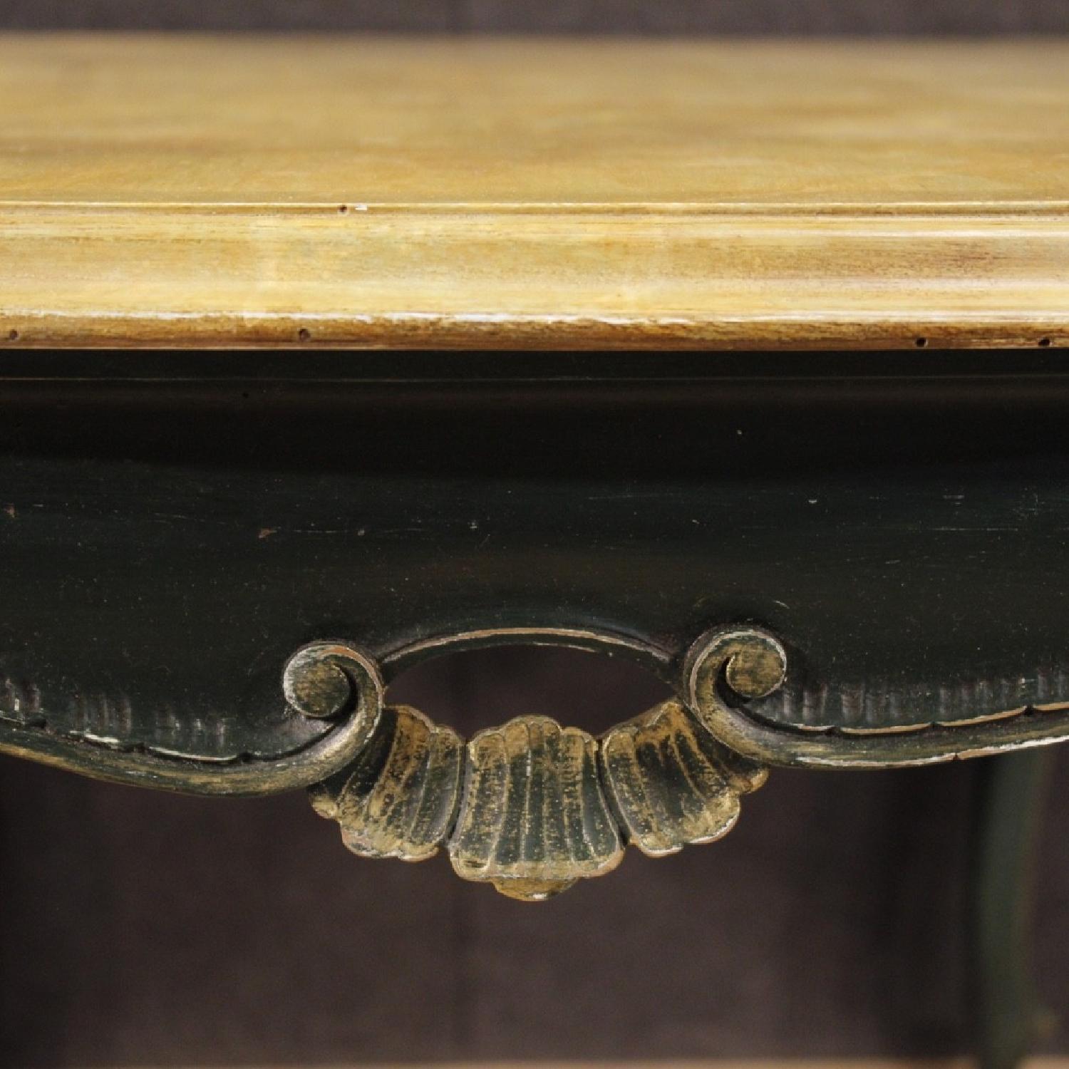 20th Century Venetian Dining Table in Lacquered Wood - image-6