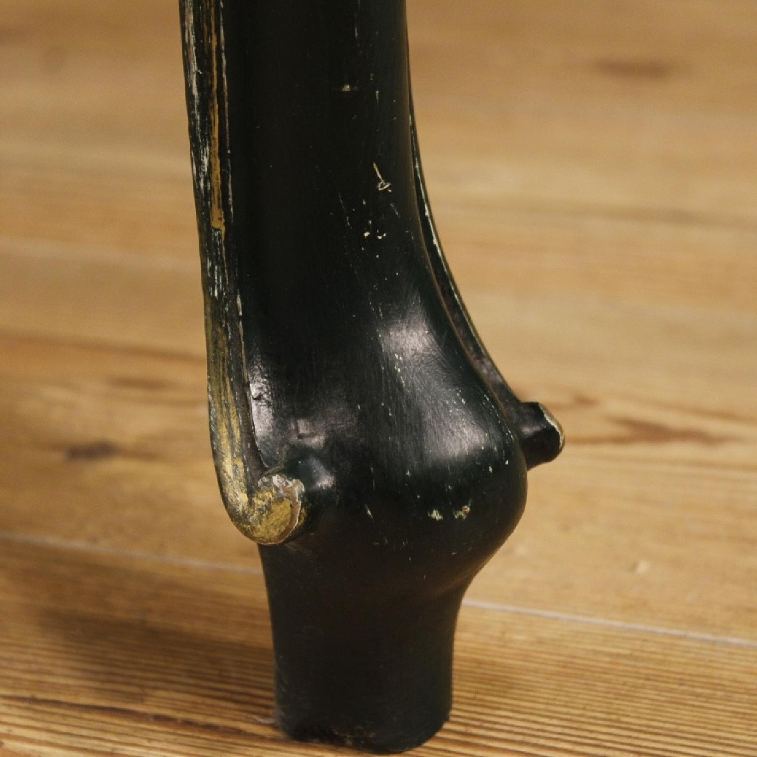 20th Century Venetian Dining Table in Lacquered Wood - image-8