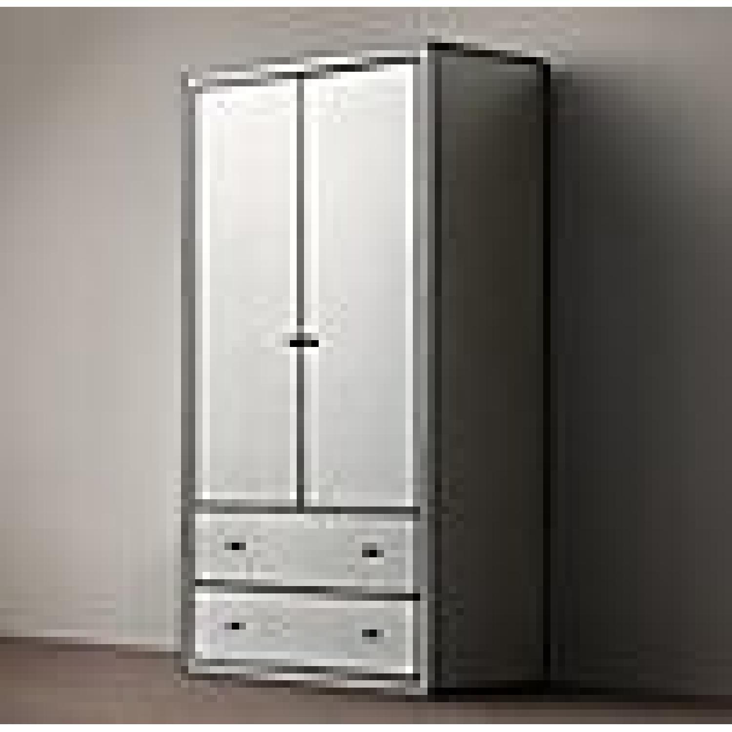 Restoration Hardware Strand Mirrored Armoire - image-2