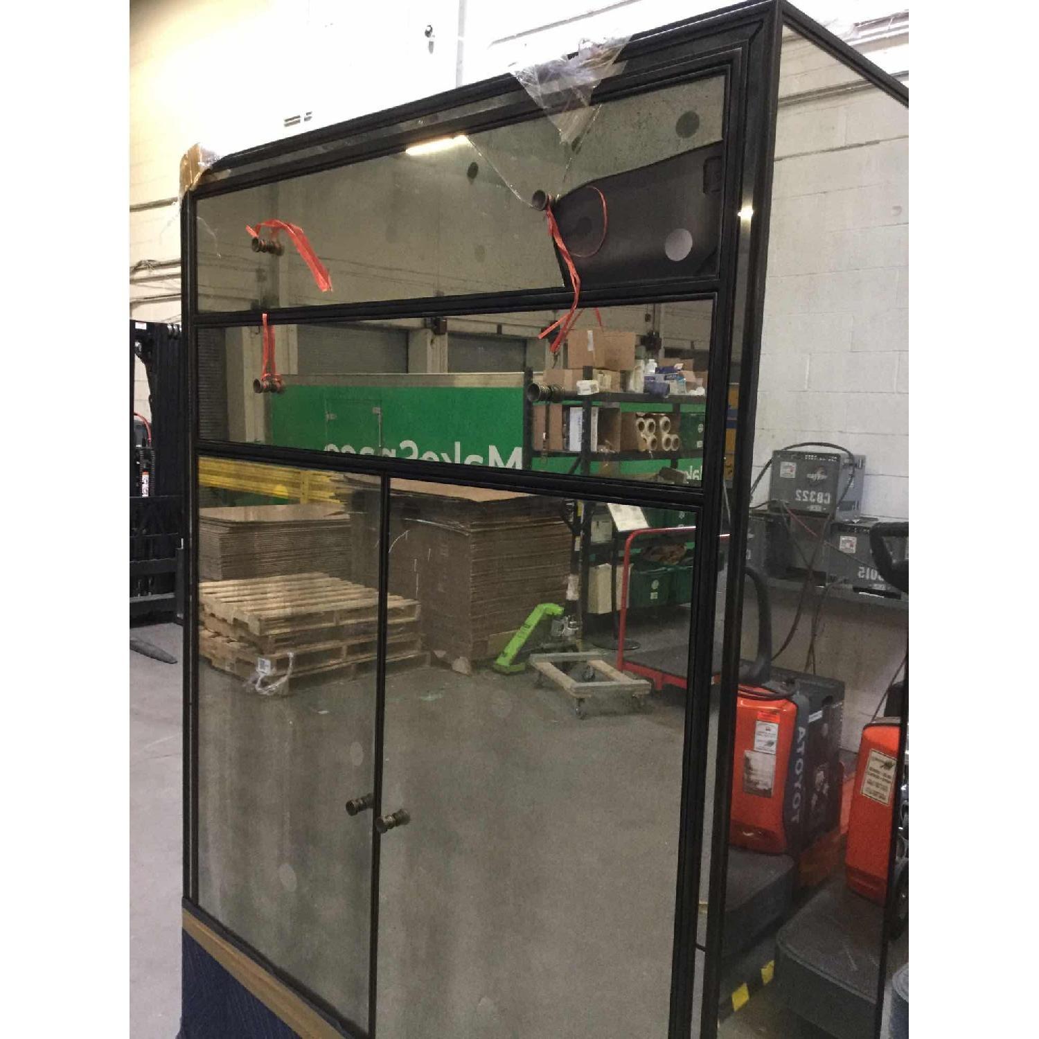 Restoration Hardware Strand Mirrored Armoire - image-3