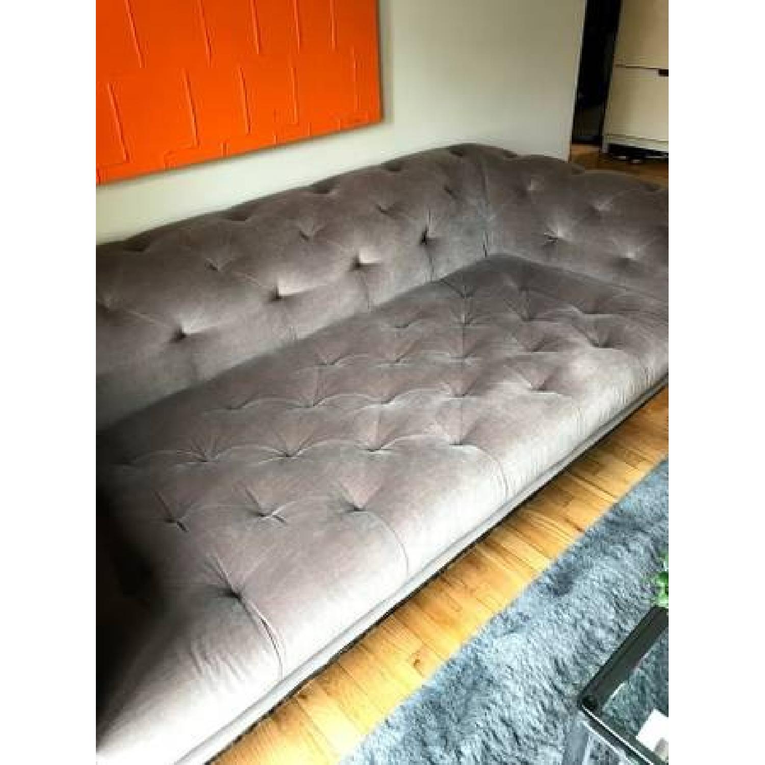 Restoration Hardware Modern Chesterfield Italia Sofa AptDeco