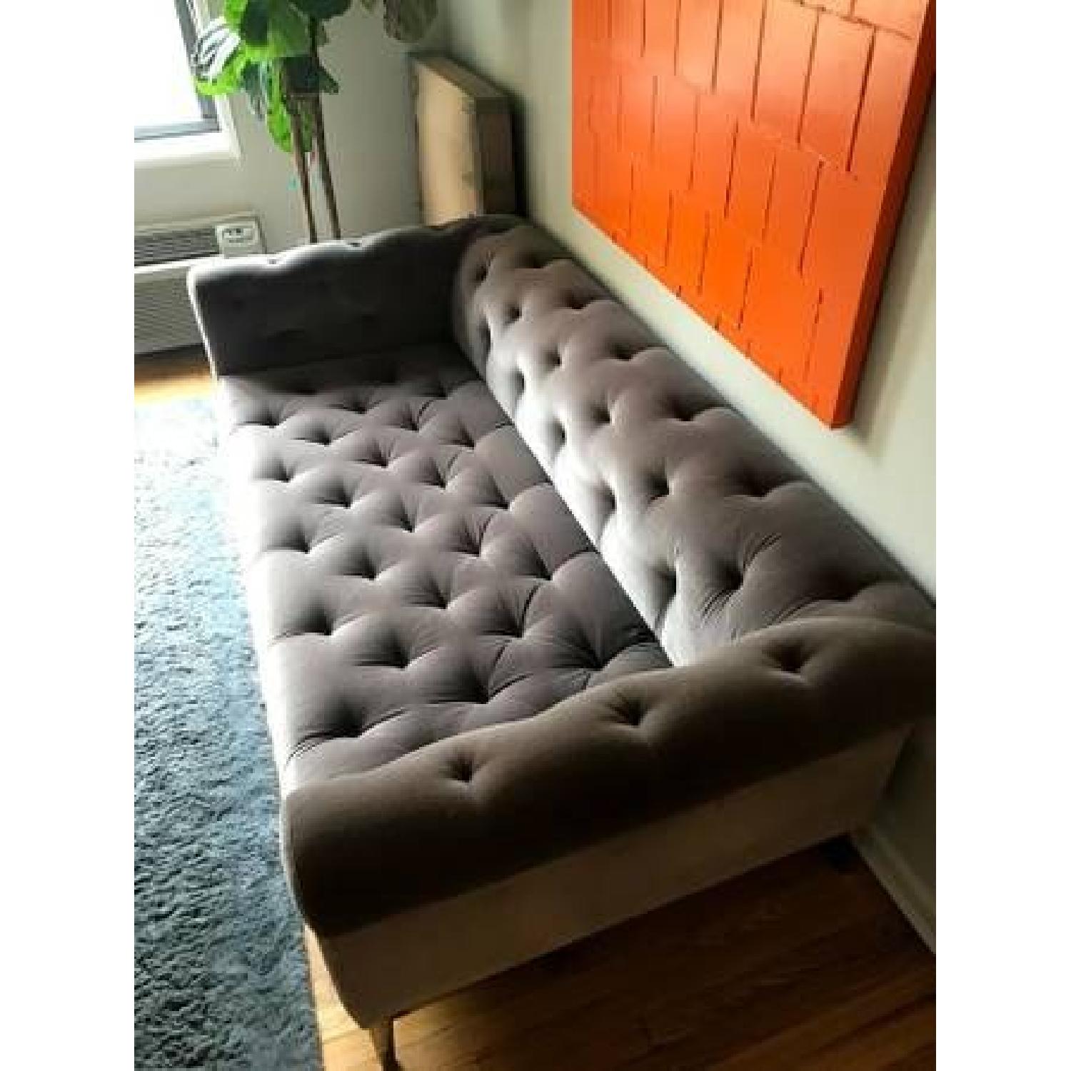 Restoration Hardware Modern Chesterfield Italia Sofa AptDeco