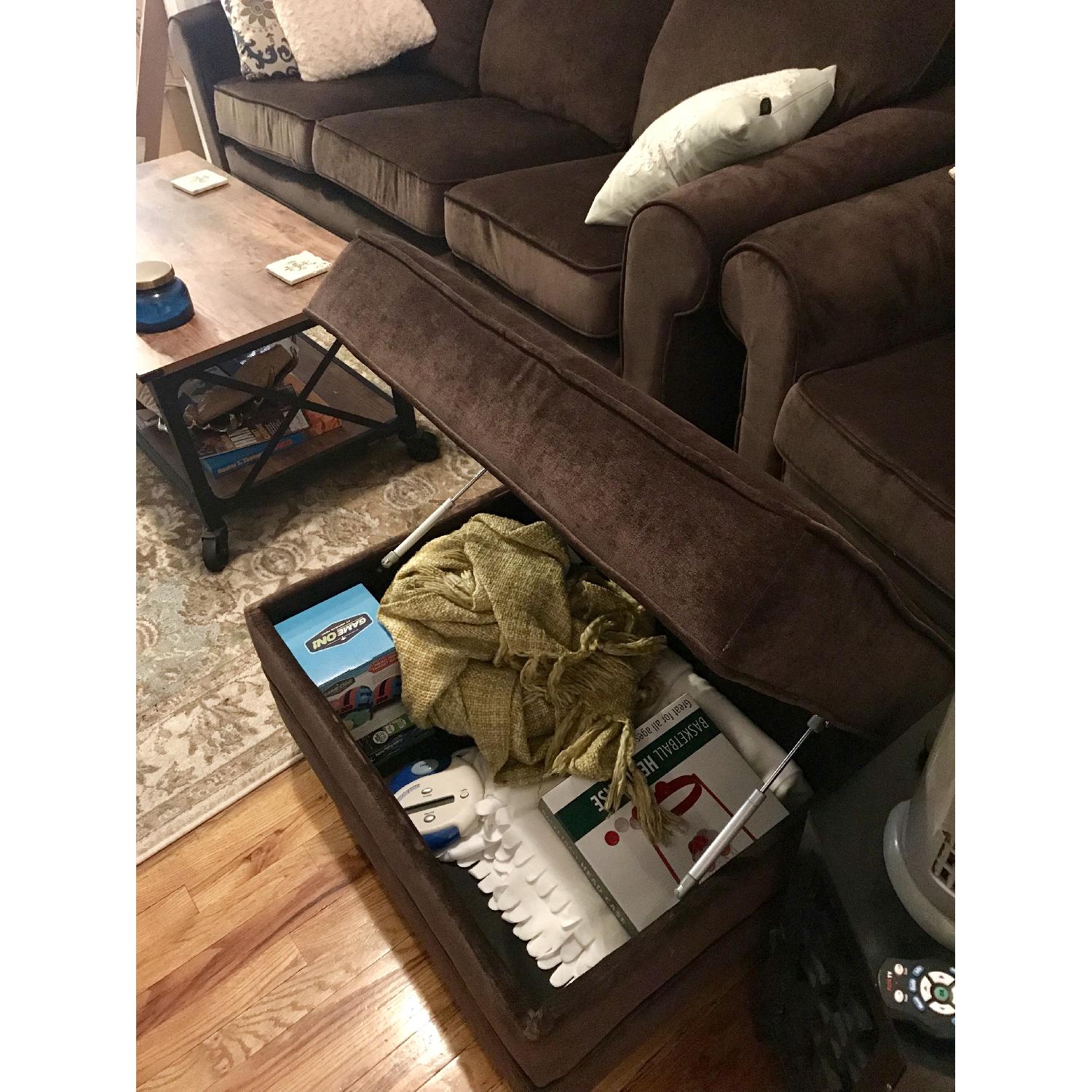 Bob's Maggie II Sofa + Chair & Storage Ottoman - image-1