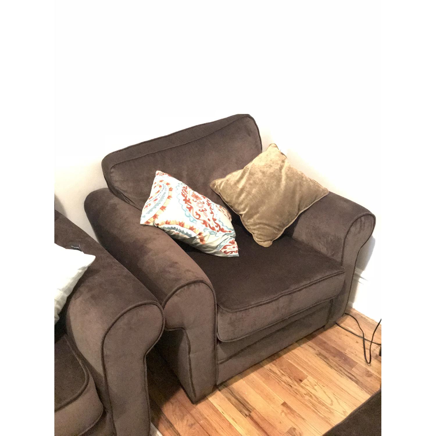 Bob's Maggie II Sofa + Chair & Storage Ottoman - image-3