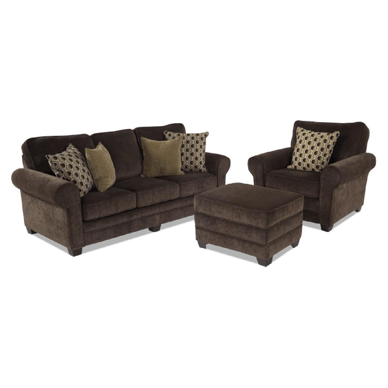 Bob's Maggie II Sofa + Chair & Storage Ottoman - image-6