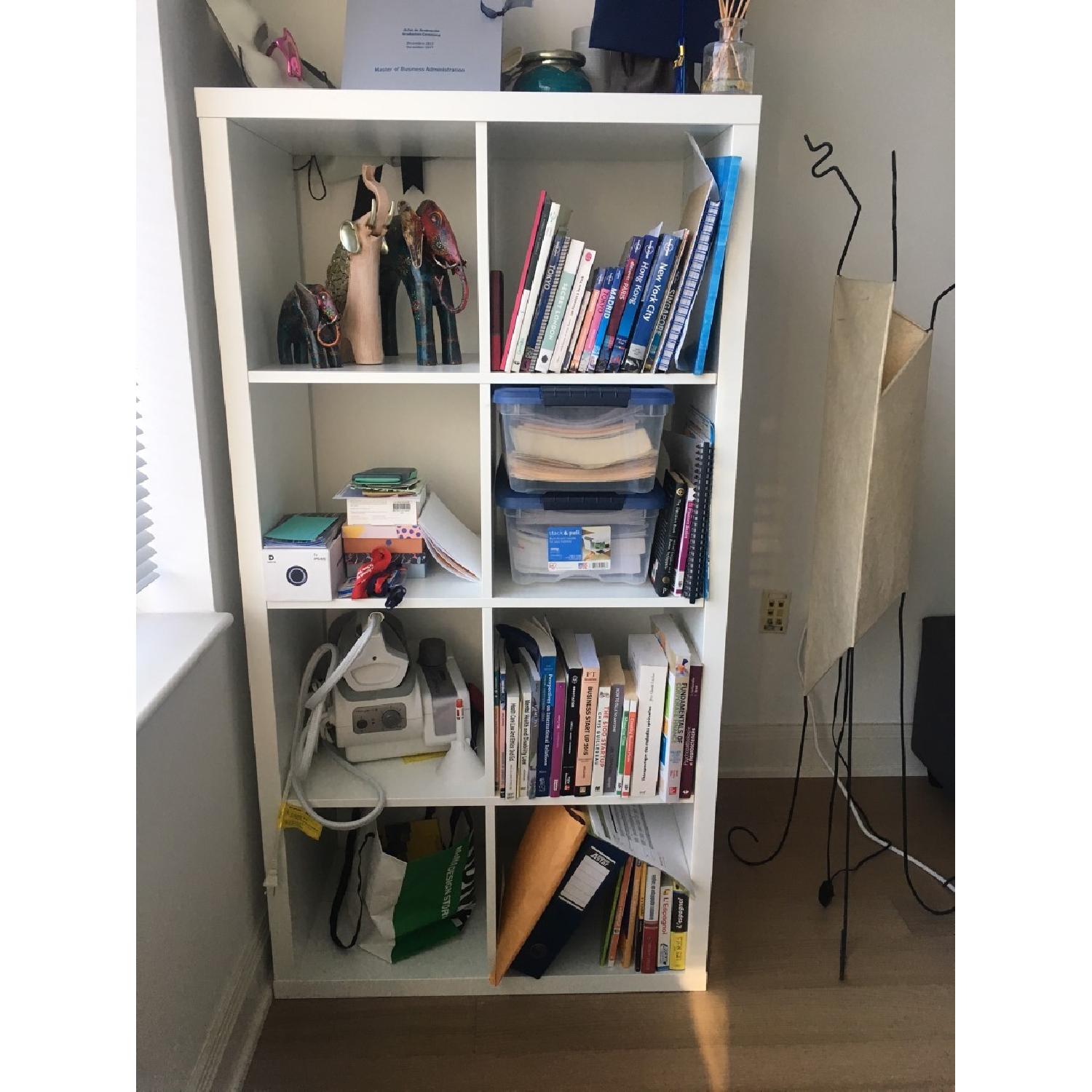 Ikea Kallax Shelving Unit in White - AptDeco