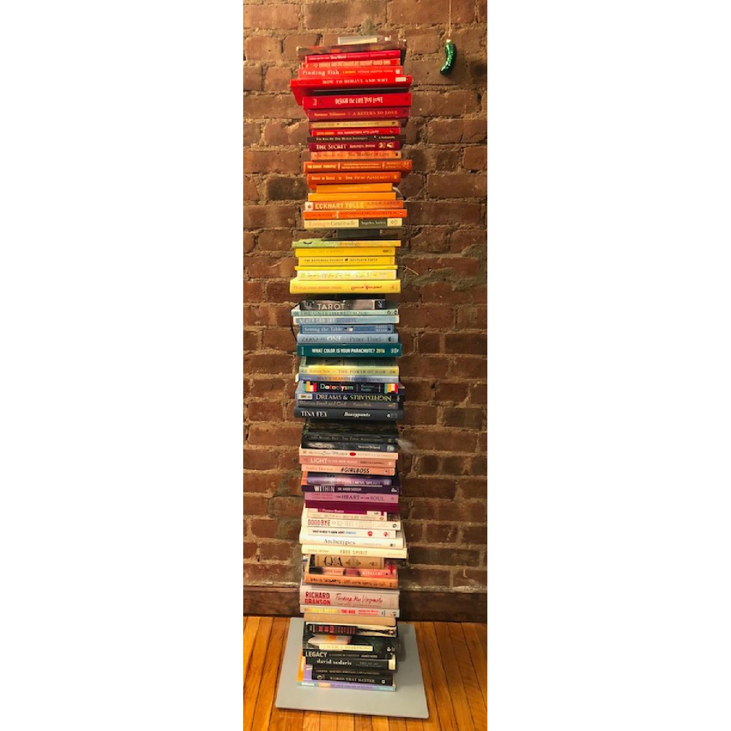 CB2 Array Silver Bookcase - image-1