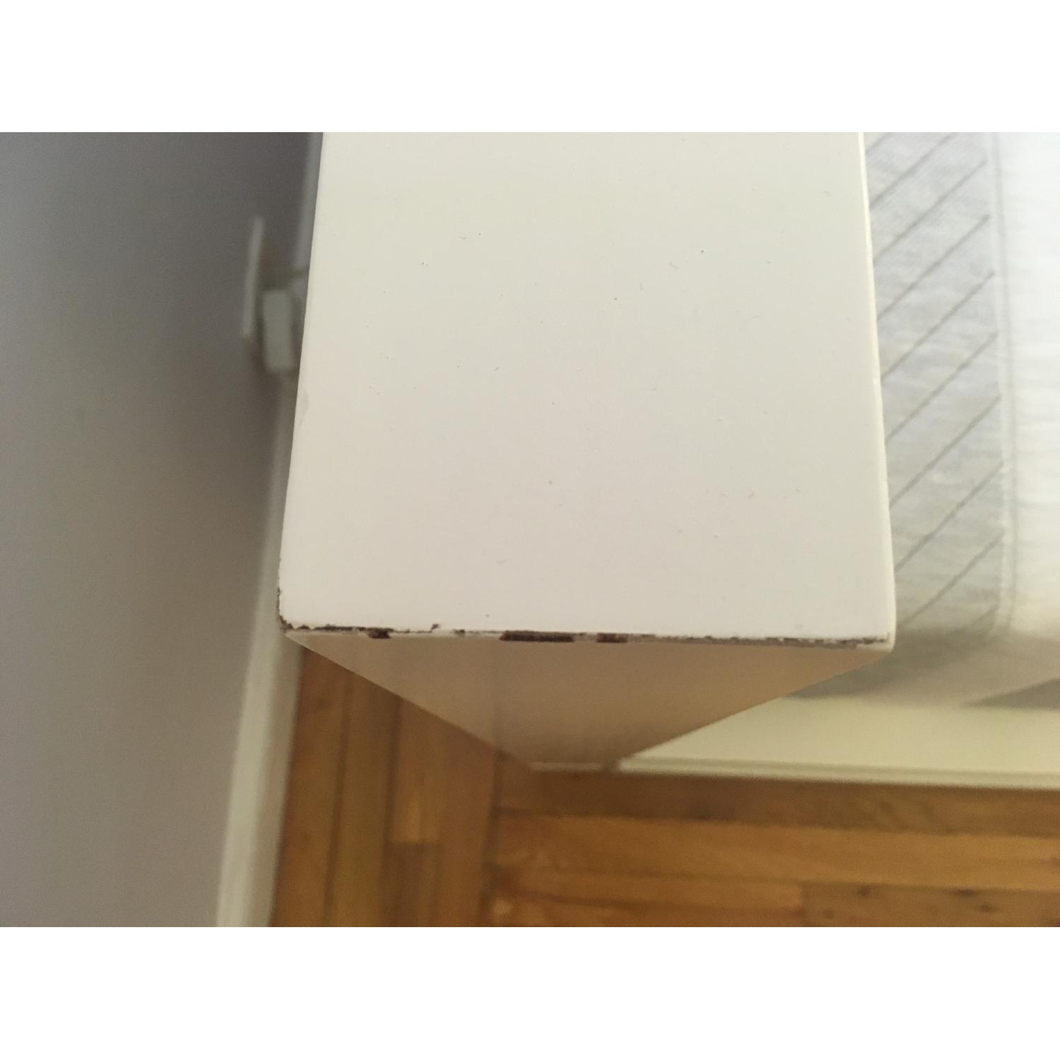 West Elm White Parsons DayBed w/ Trundle - image-3