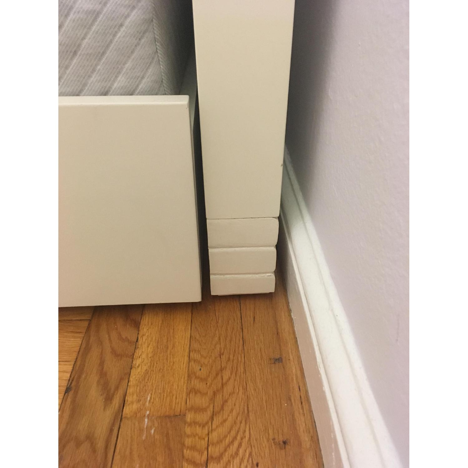 West Elm White Parsons DayBed w/ Trundle - image-5