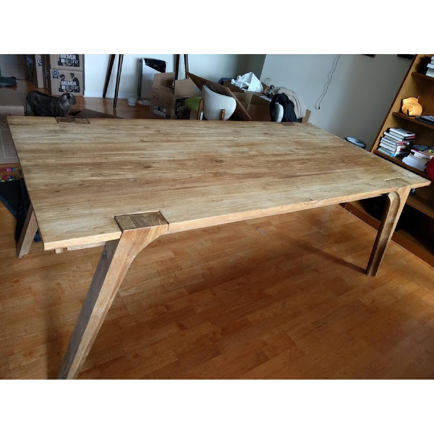 Journey East Teak Mid Century Style Dining Table - image-2