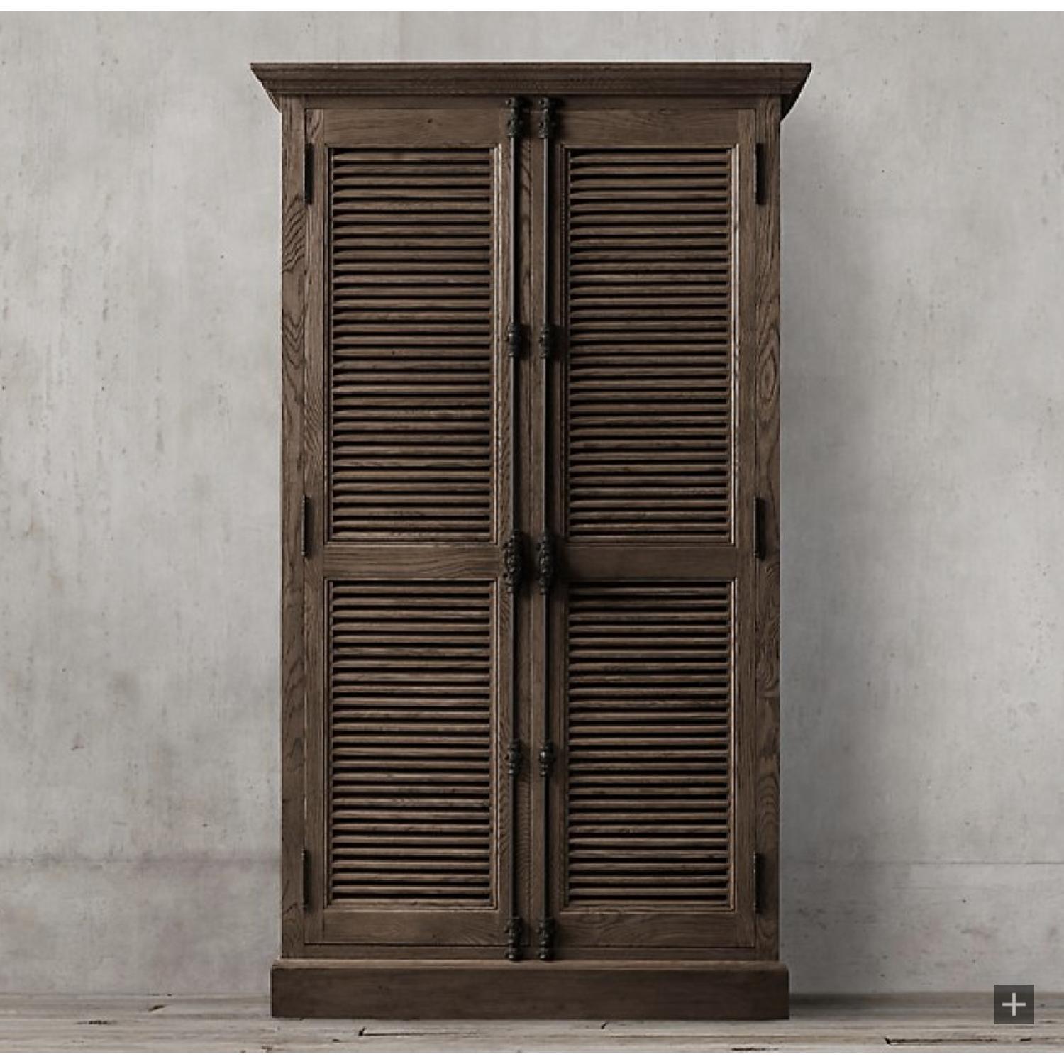 Restoration Hardware Shutter Double-Door Cabinet - image-1